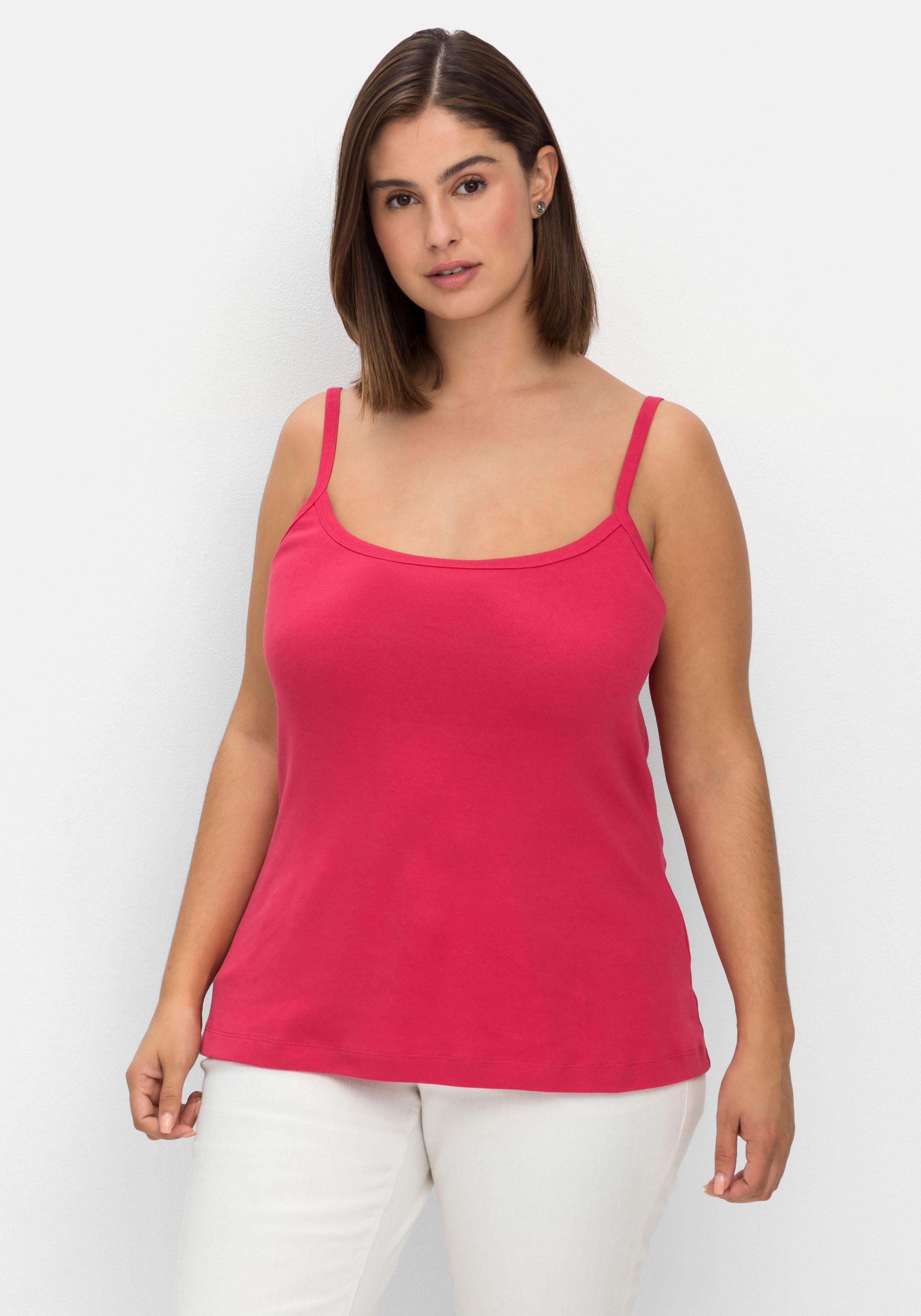 Size sheego Tops große Größe & Plus ♥ 58 rosa Shirts › | Mode Größen