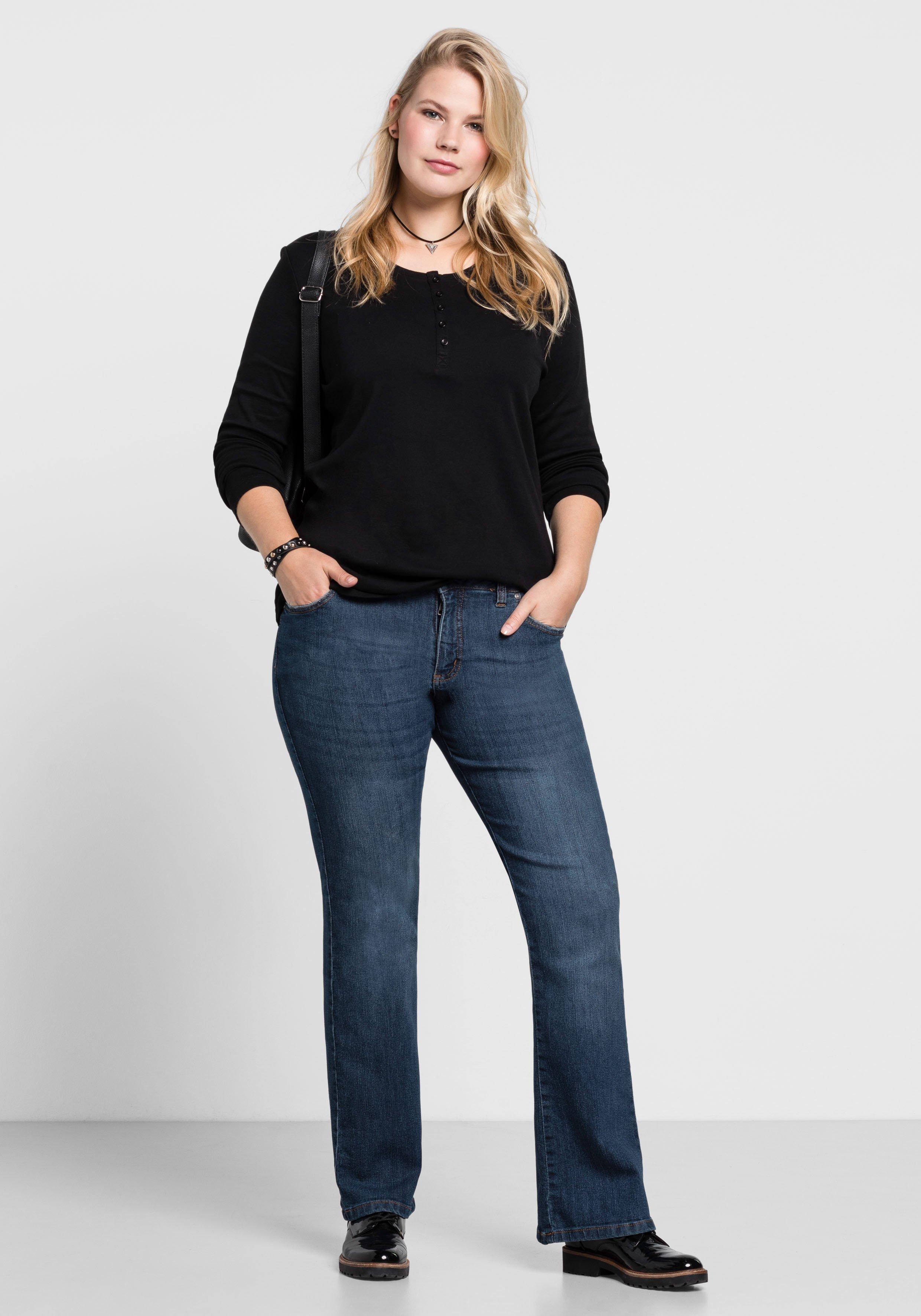 Damen Jeans große Größen lang › Größe 44 | sheego ♥ Plus Size Mode