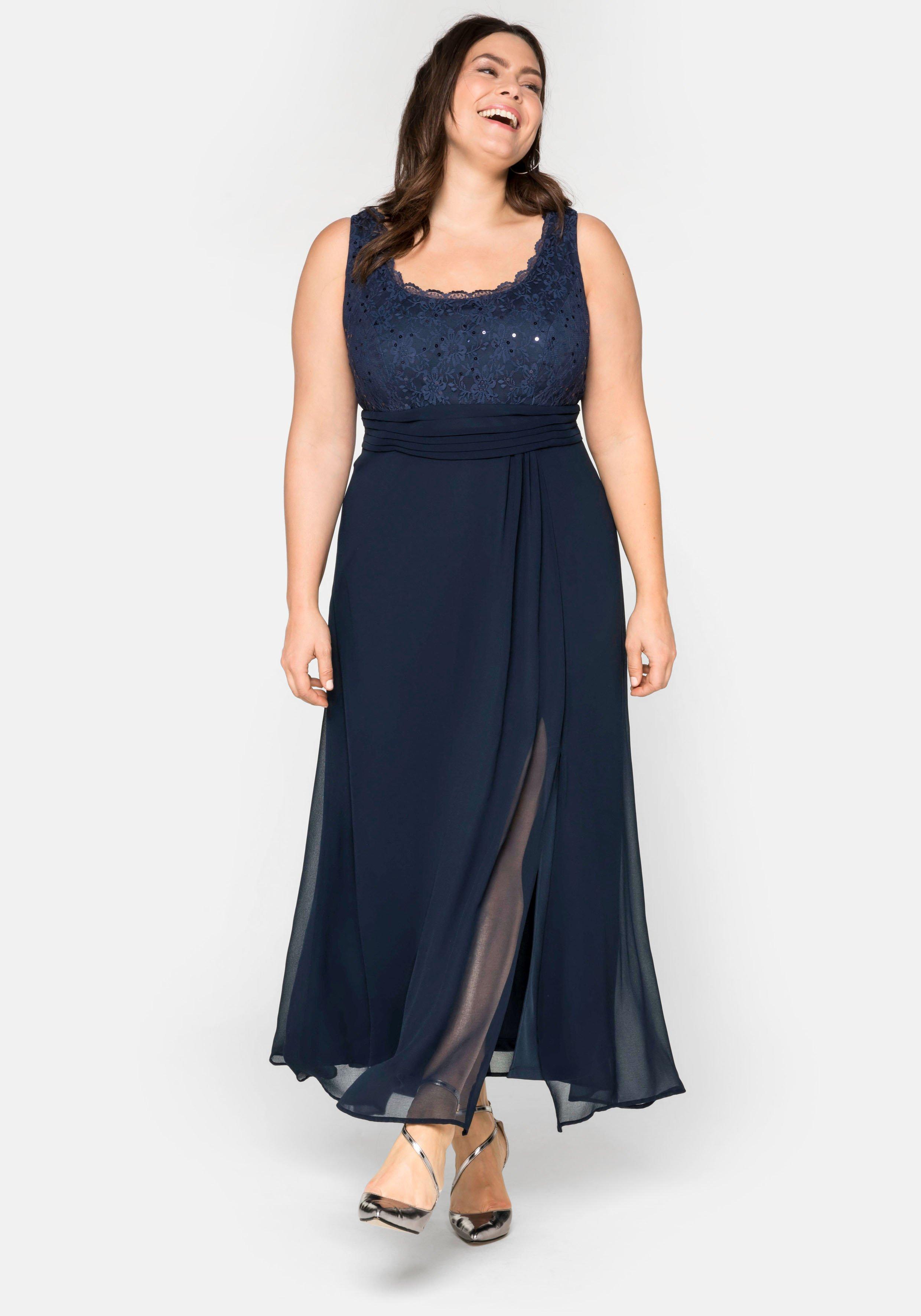 Blau abendkleid große größen lang 【ᐅᐅ】Abendkleid Große