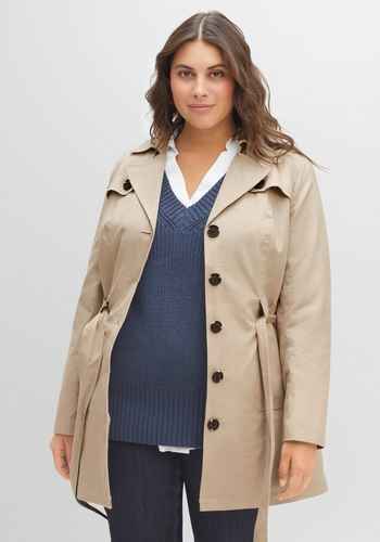 Damen Jacken & Mäntel große Größen braun › Größe 50 | sheego ♥ Plus Size  Mode