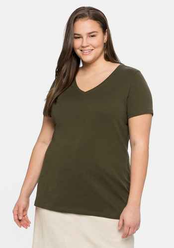 Shirts & Tops große Größen grün › Größe 50 | sheego ♥ Plus Size Mode