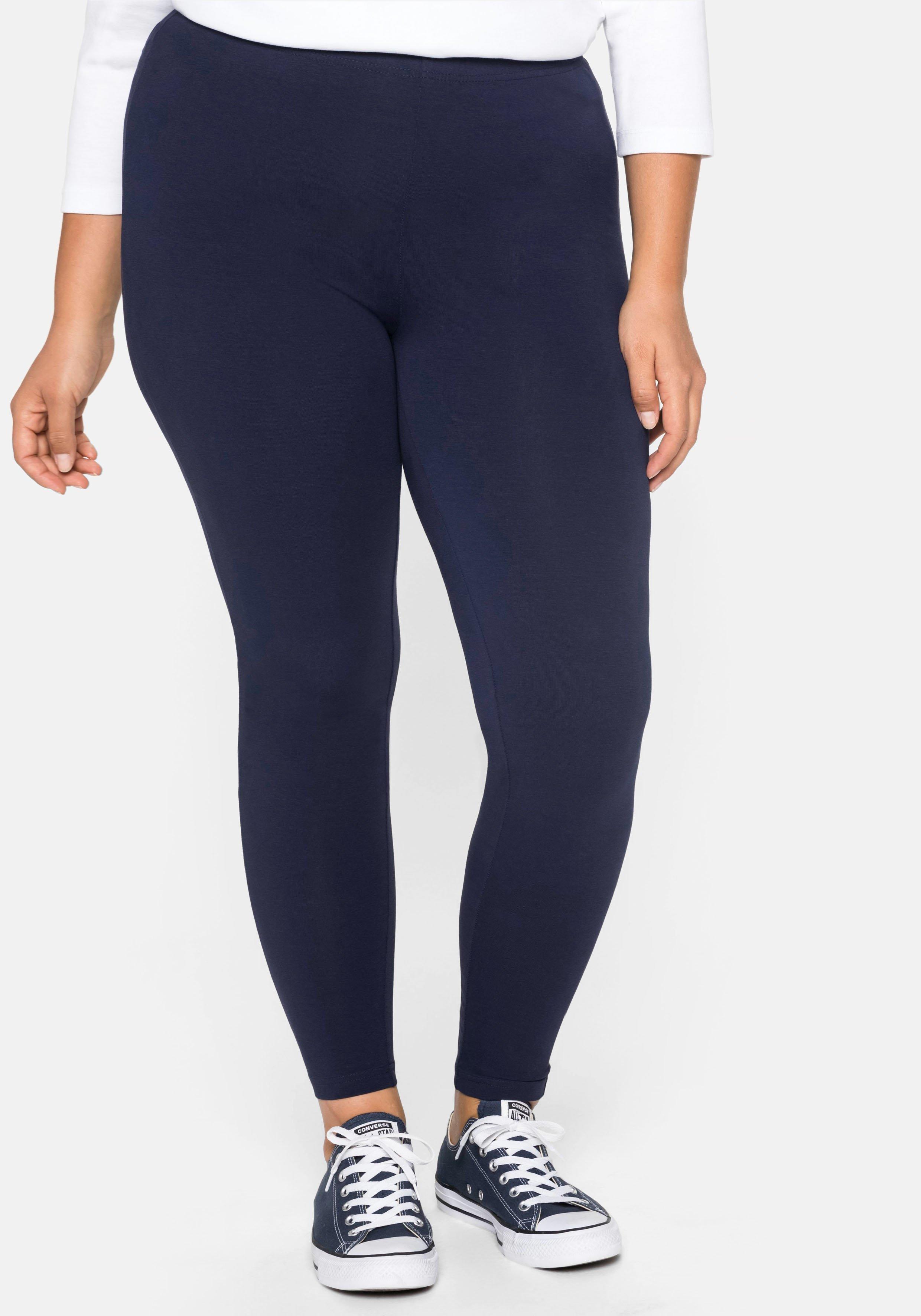 blau große Mode ♥ Plus Size Größen | Leggings sheego