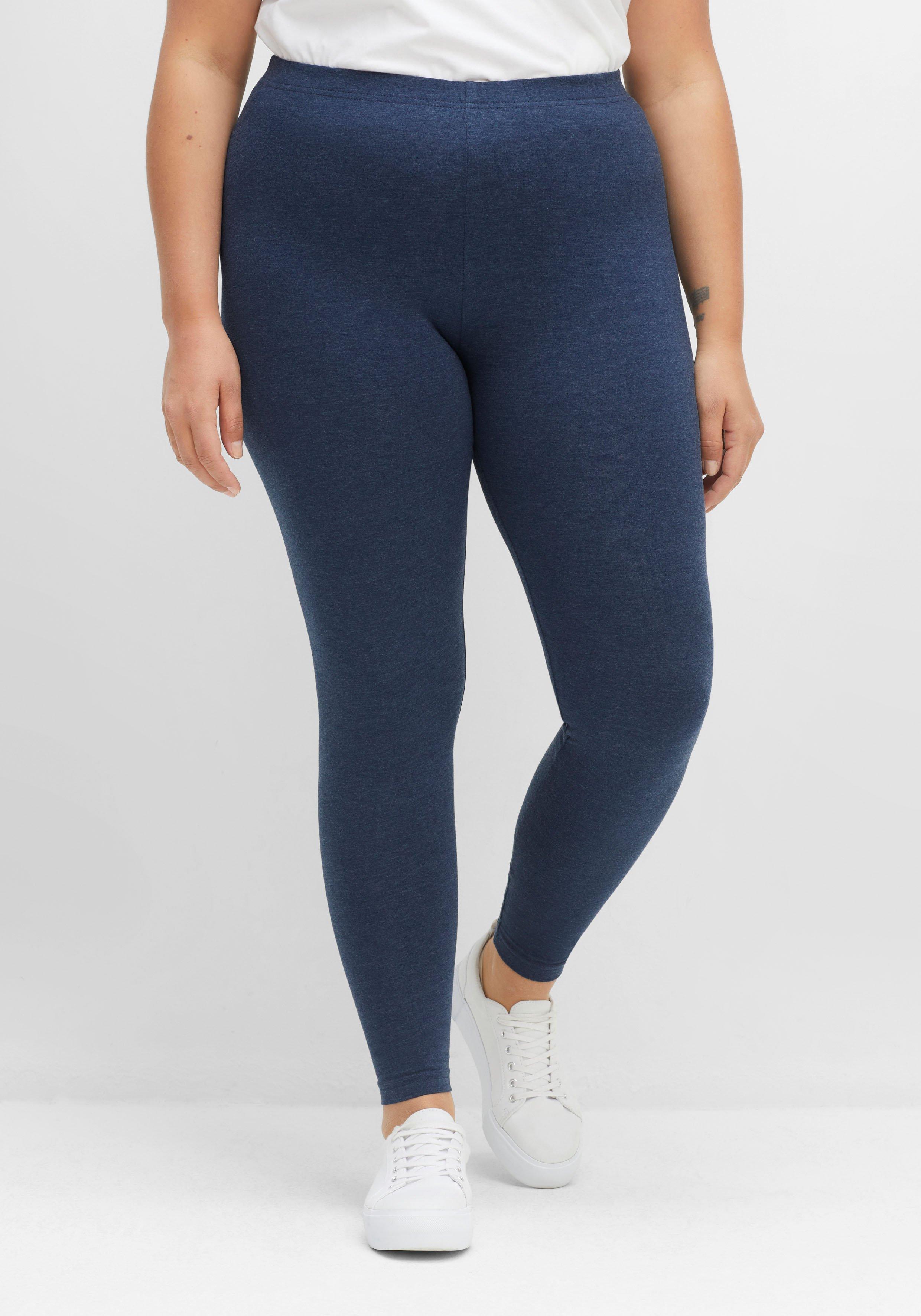 Leggings große Größen Plus blau Size Mode ♥ | sheego