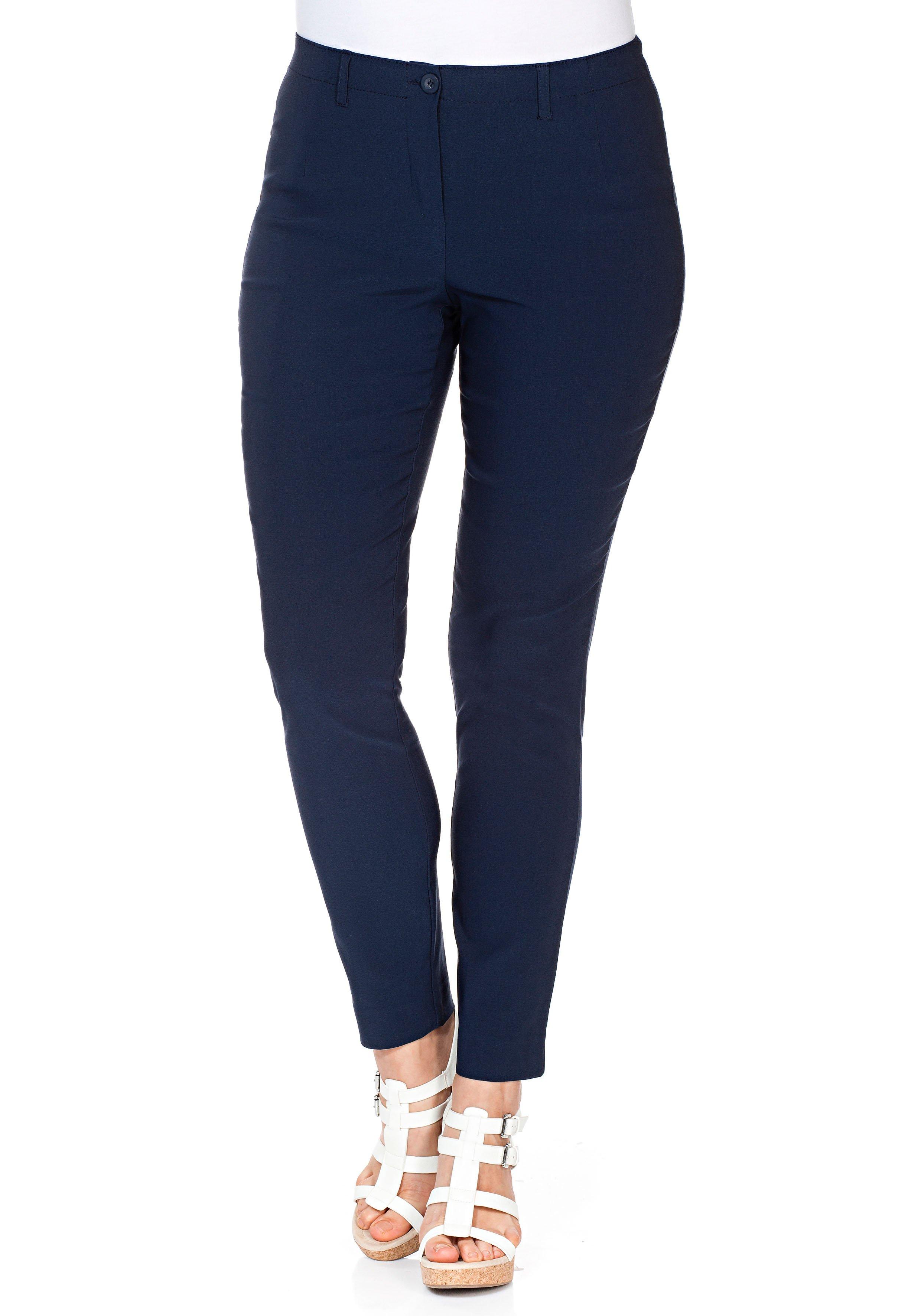 Stretchhosen Damen Plus große › Größen blau ♥ sheego 58 Größe Mode | Size