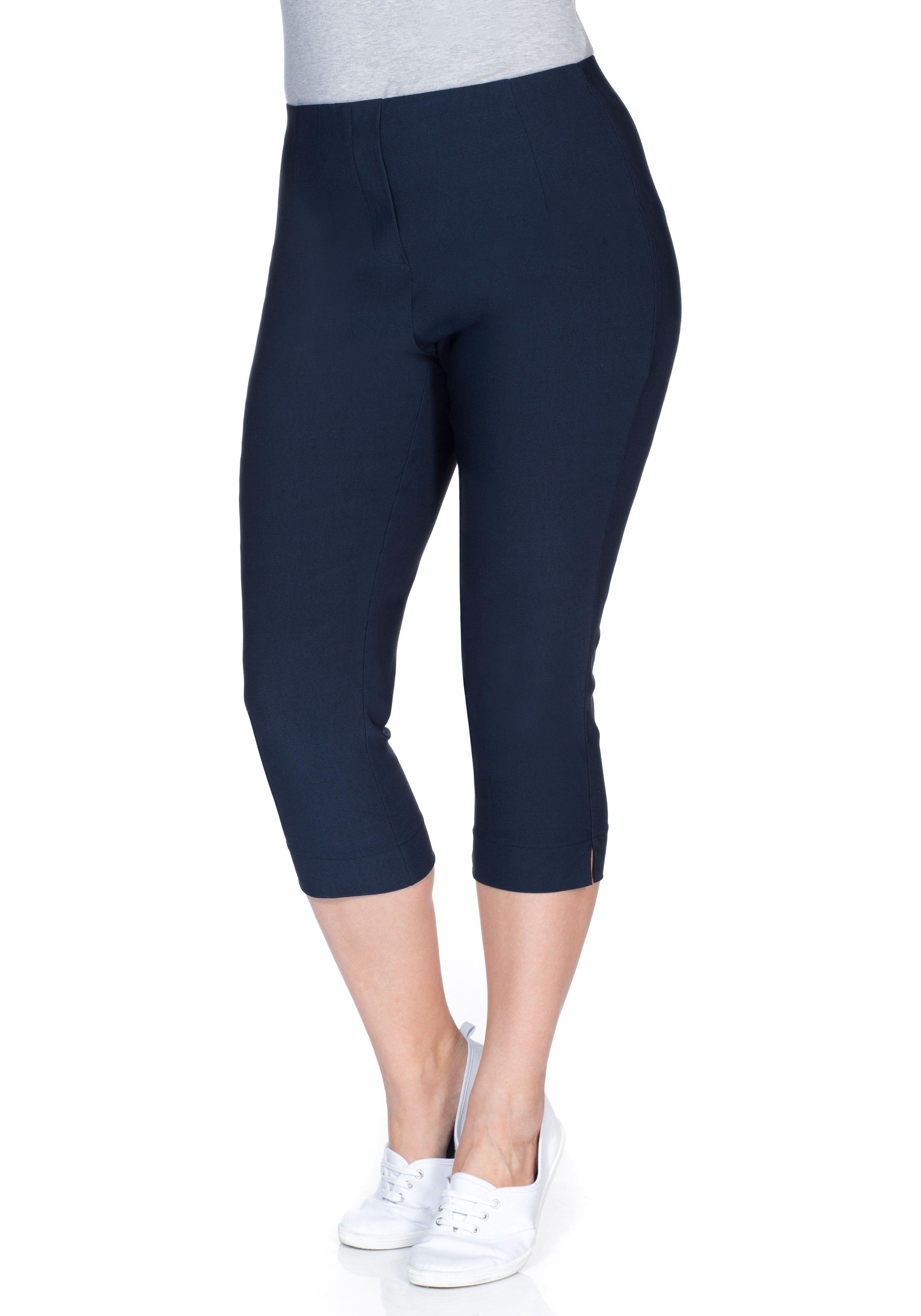 3/4 Hosen Damen große Größen blau | sheego ♥ Plus Size Mode