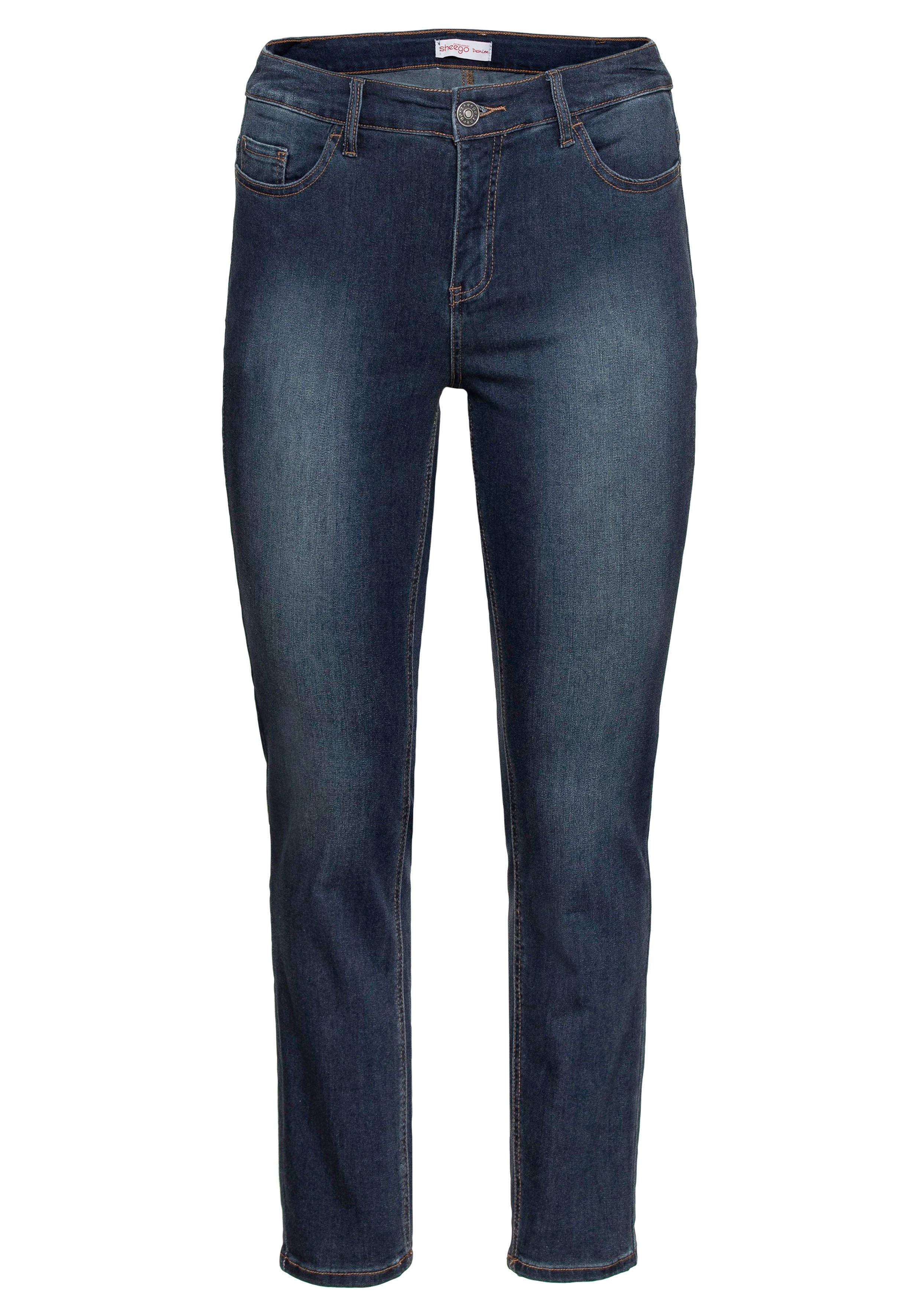 Skinny blue 5-Pocket-Form - | Denim in Power-Stretch-Jeans sheego dark