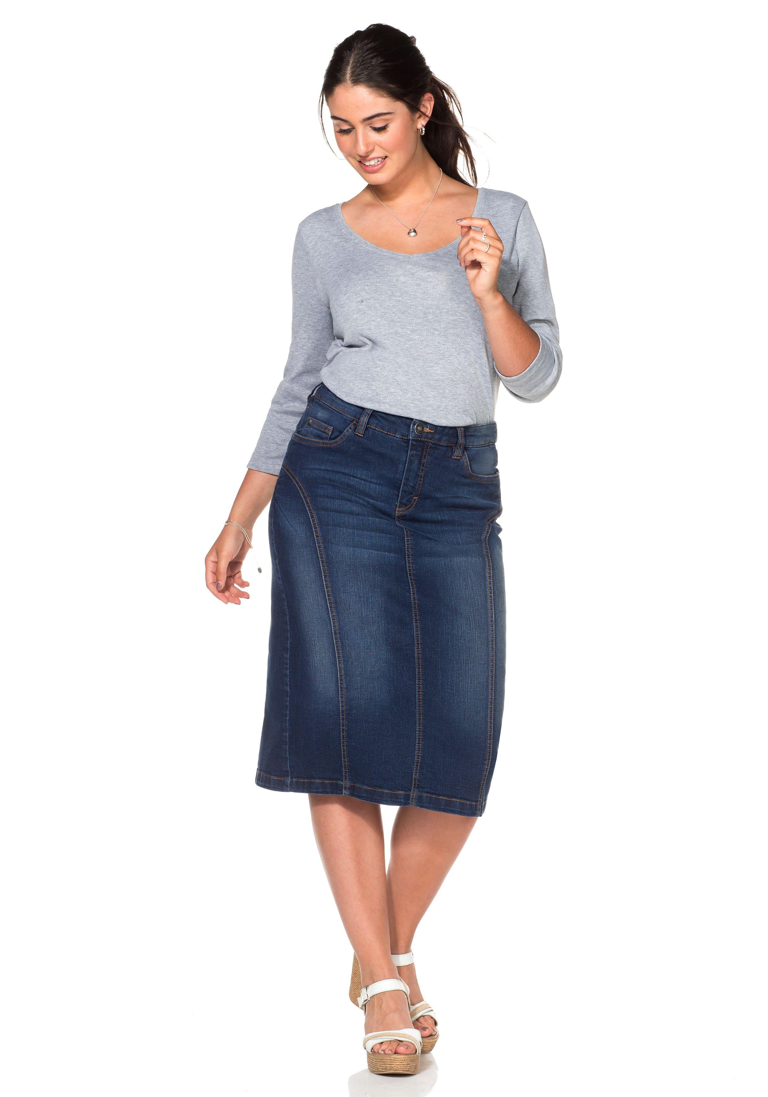 Jeansröcke große Größen | sheego Mode Plus Size ♥