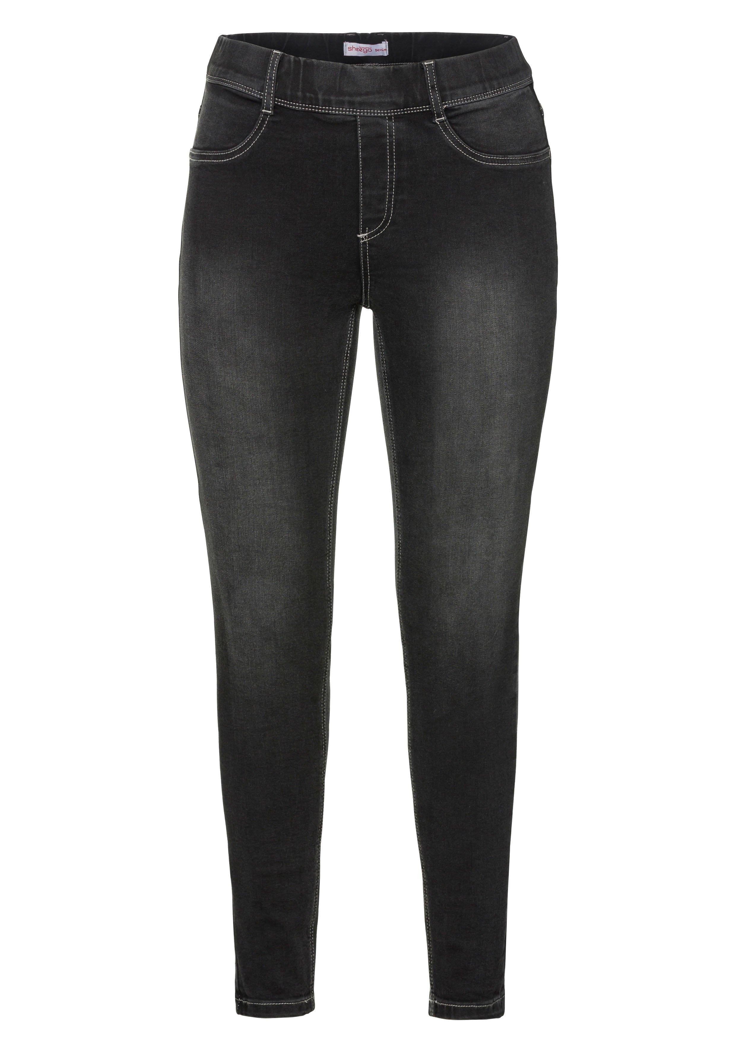 Jeggings in Schlupfbund - blue | mit sheego Denim Power-Stretch-Qualität