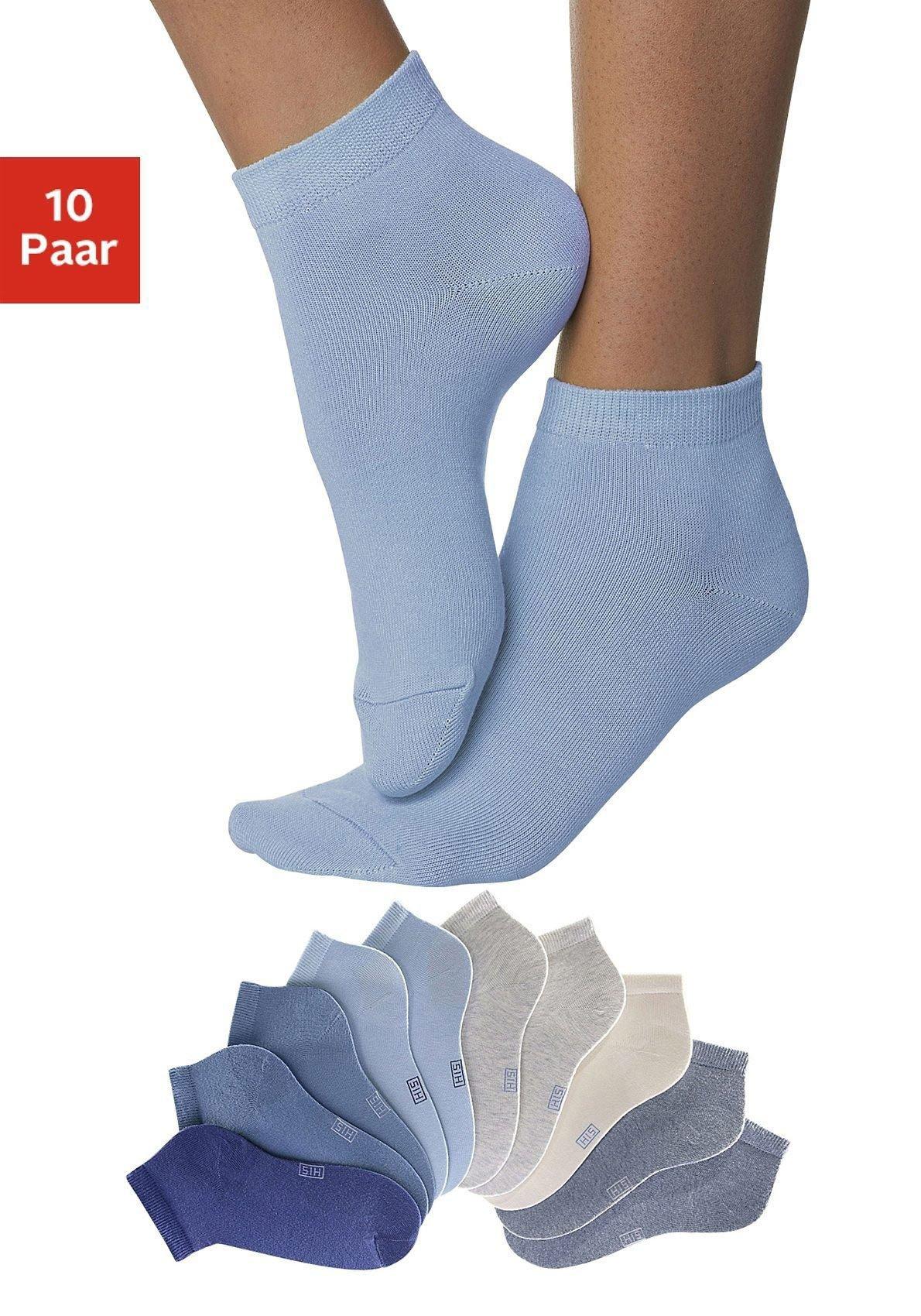 H.I.S EM LBG Kurzsocken - jeansblau sheego