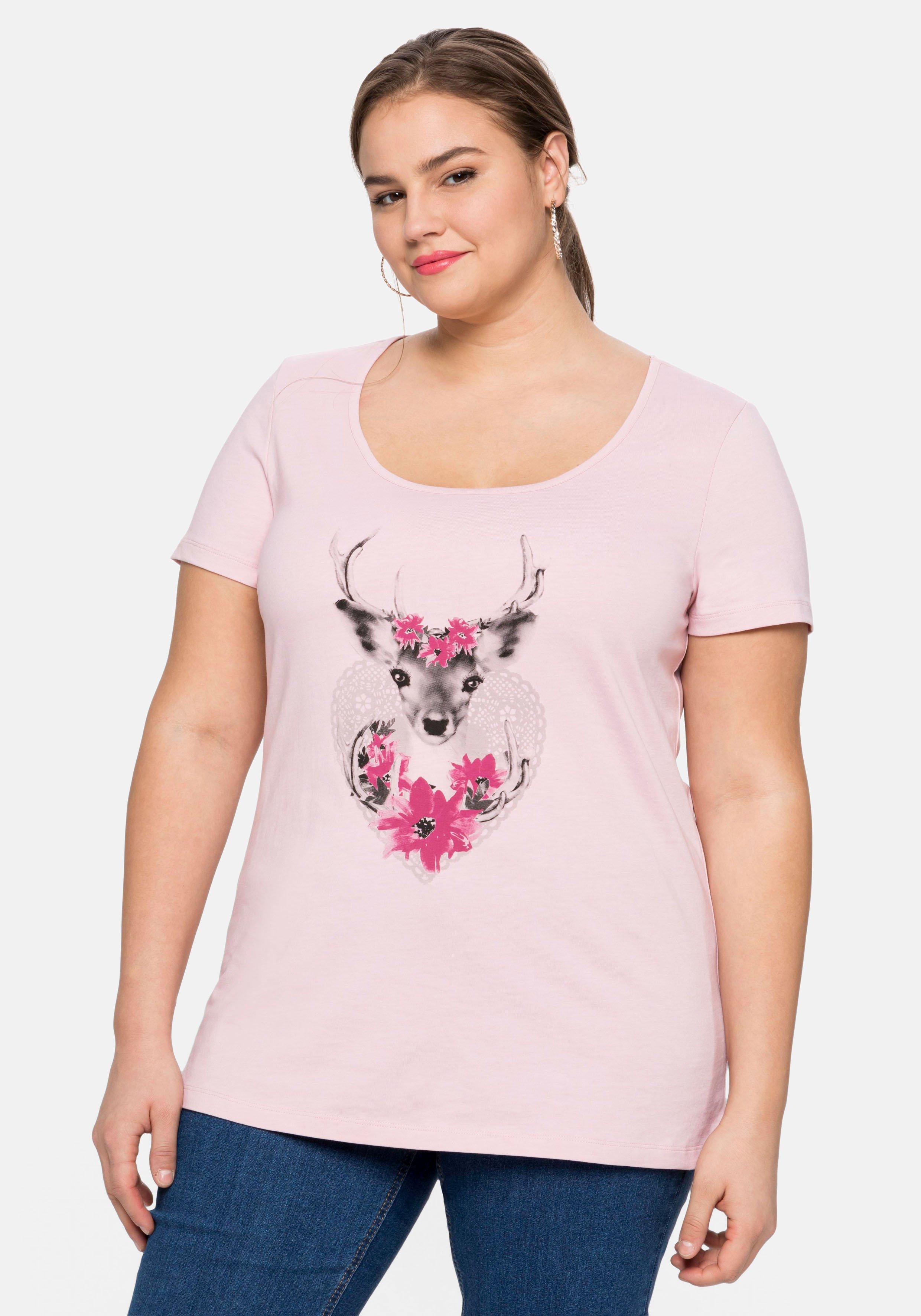 Shirts & Tops Größen sheego 58 große Größe Mode › ♥ Size rosa Plus 