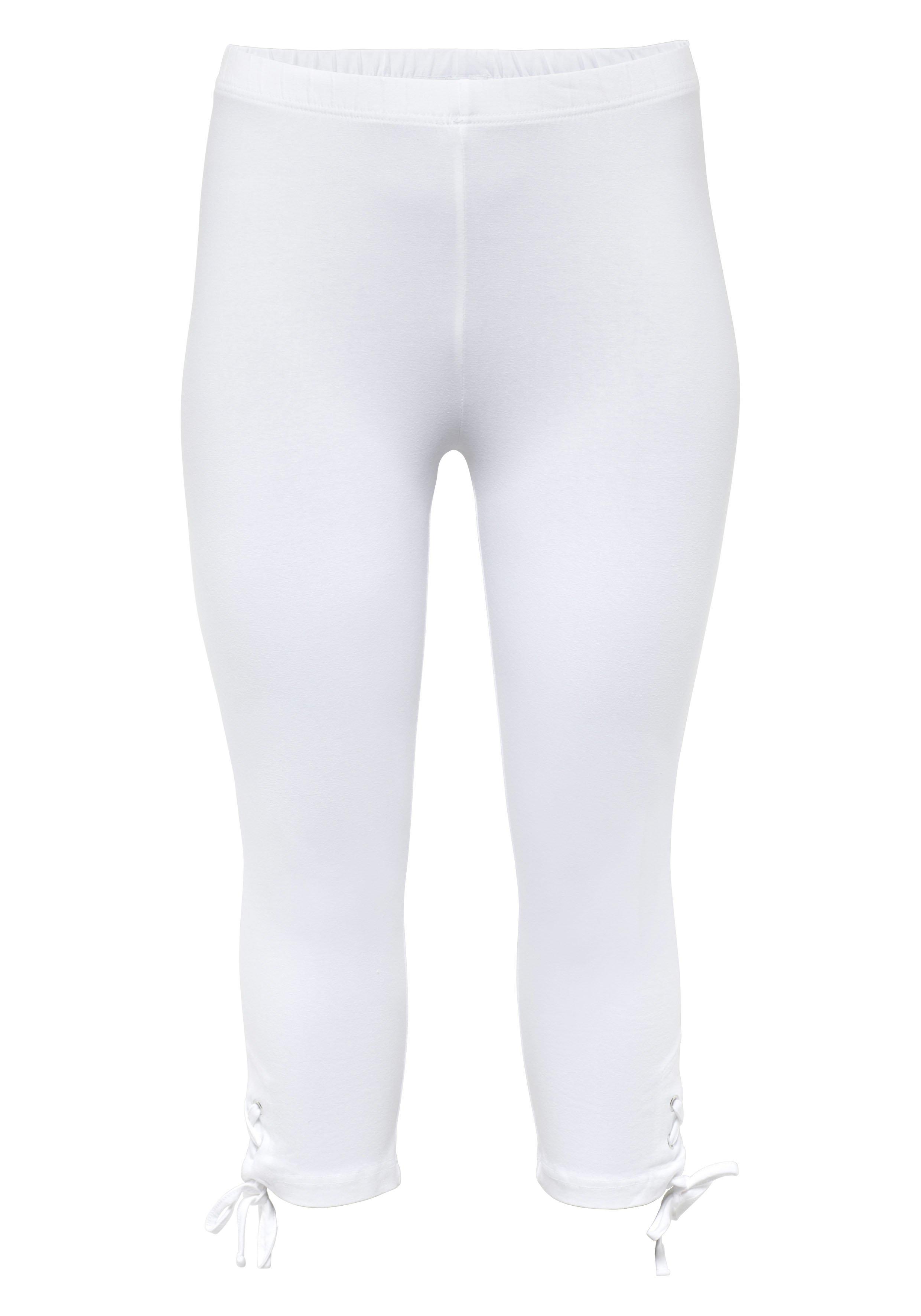 Ladies white sales capri leggings