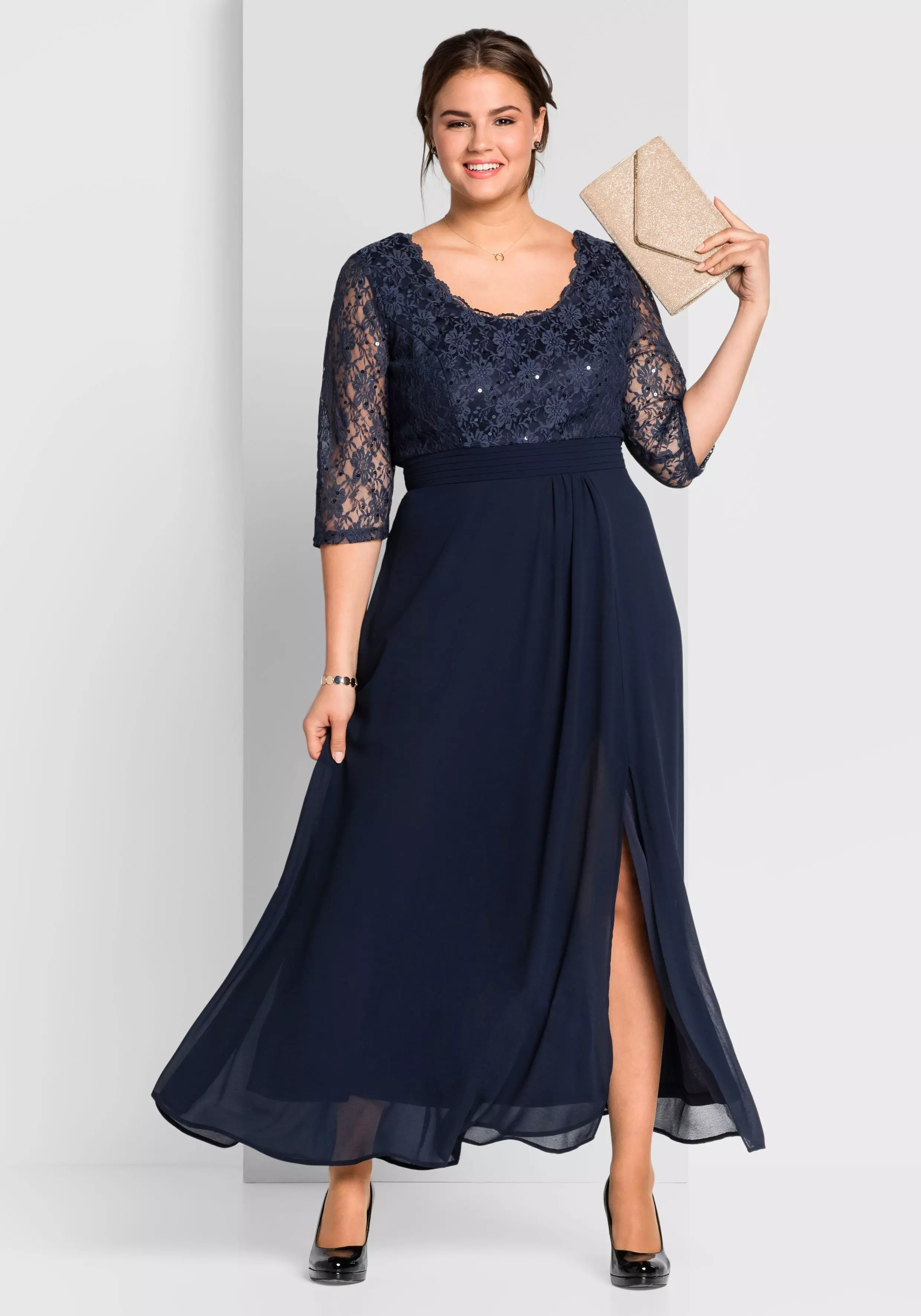 Festliche Kleider Grosse Grossen Sheego Plus Size Mode