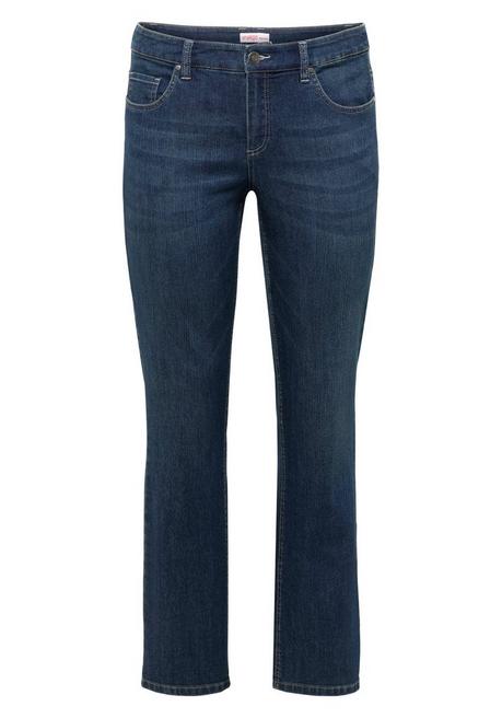 Stretch-Jeans LANA mit zweifarbigen Nähten - blue Denim - 50