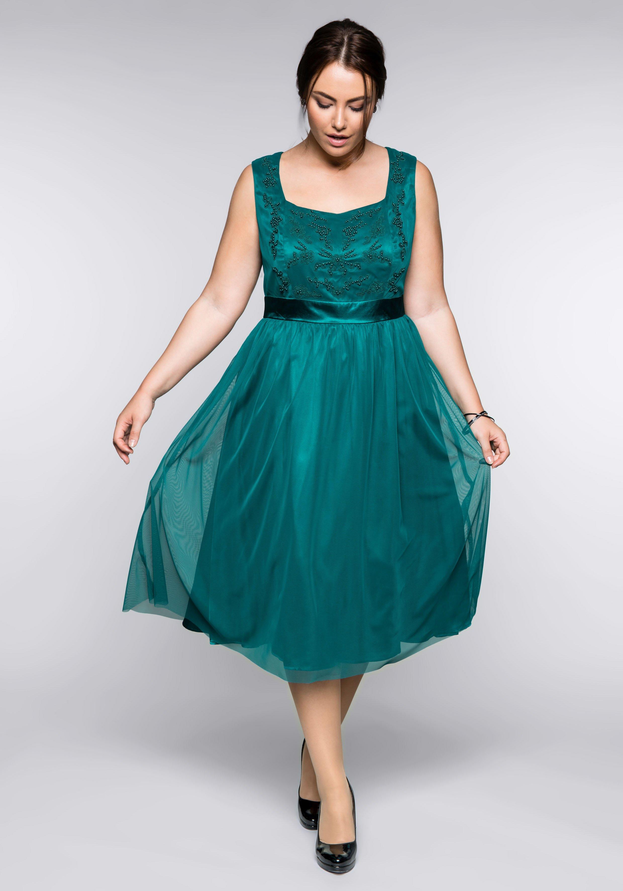 Abendkleider Grosse Grossen Grun Sheego Plus Size Mode