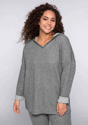 Damen Sweatshirts & -jacken große Größen grau › Größe 46 | sheego ♥ Plus  Size Mode