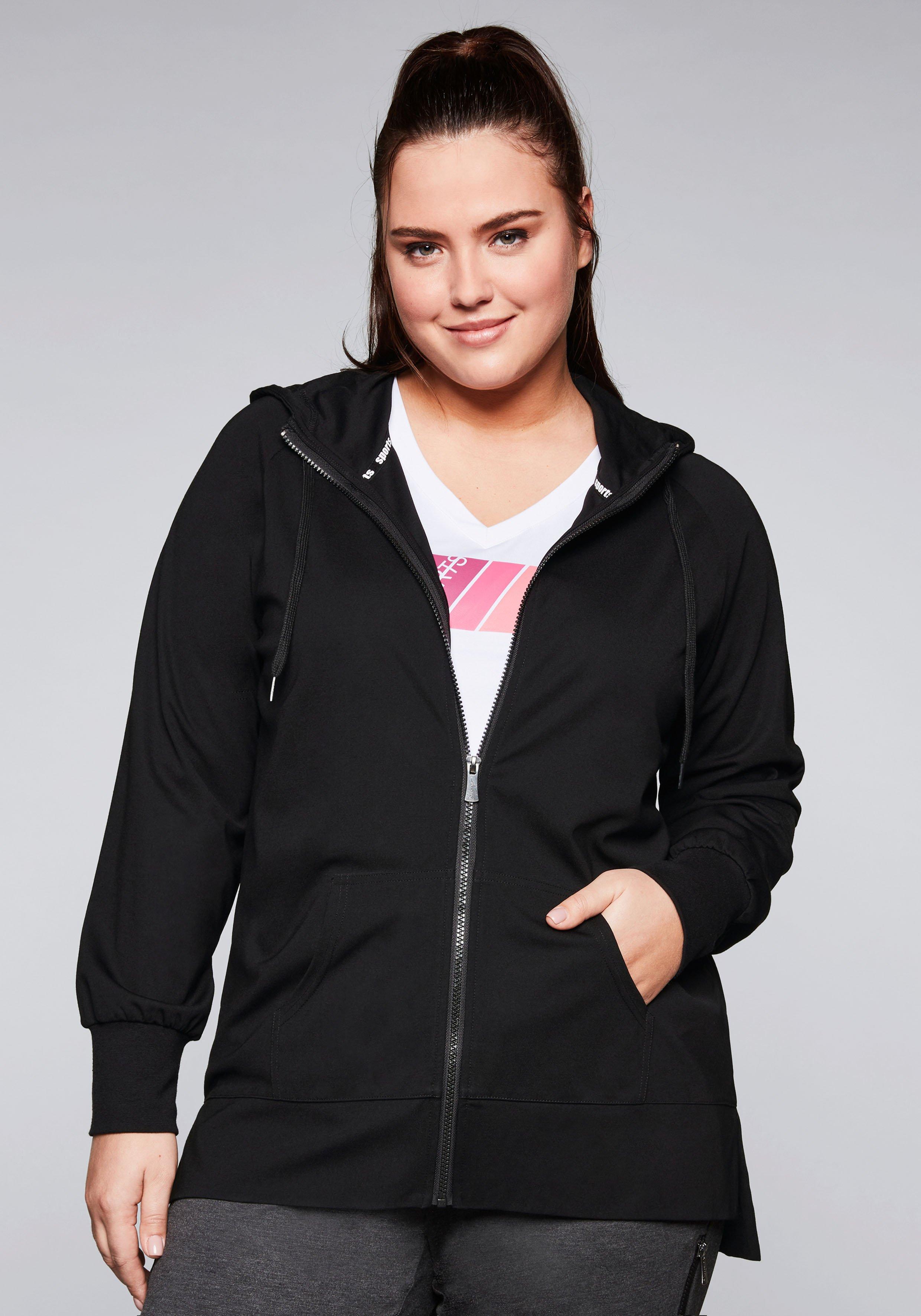 große Größen ♥ Size Mode Damen Plus Sweatjacken Sport sheego |