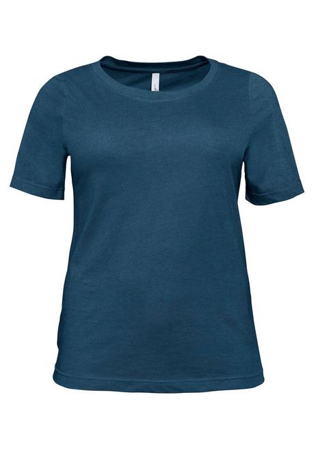 T-Shirt mit verlängertem Halbarm - dunkelpetrol - 44/46