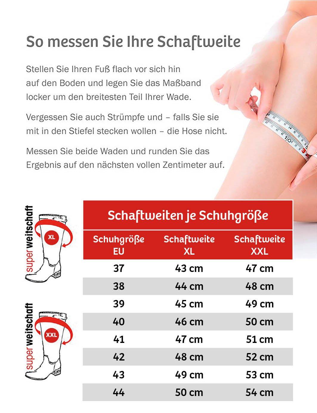 Weitschaftstiefel Aus Leder Mit Keilabsatz Schwarz Sheego