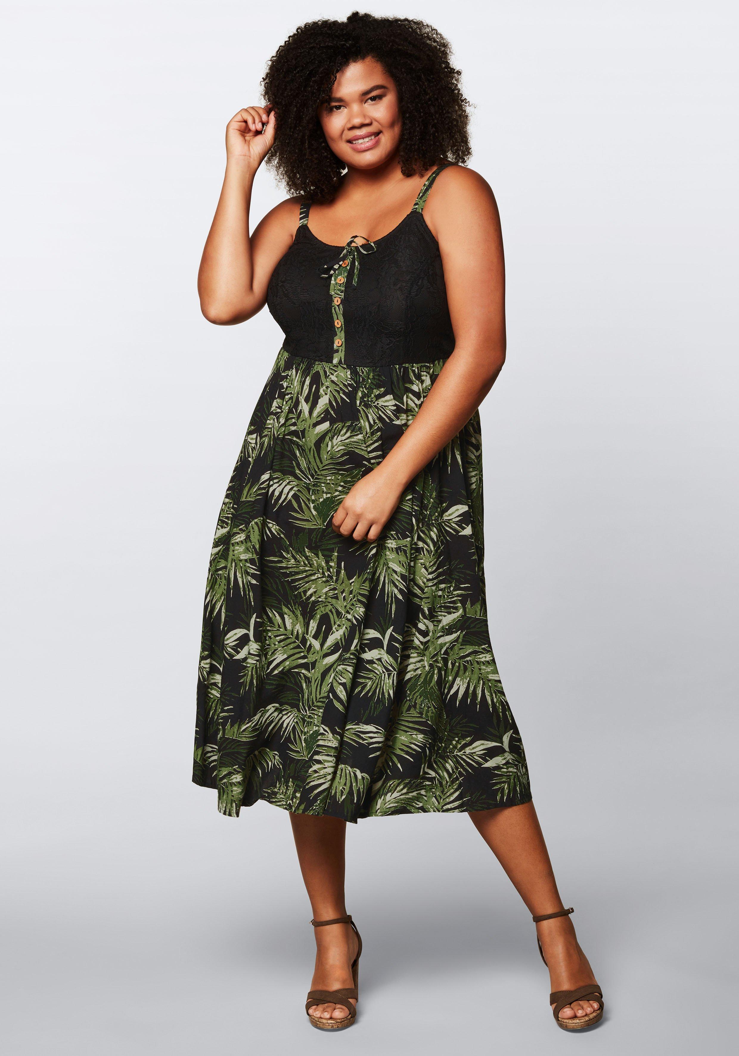 Sommerkleider Grosse Grossen Lang Sheego Plus Size Mode