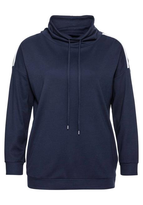 Sweatshirt in Interlock-Qualität mit Anti-Pilling - marine - 56/58