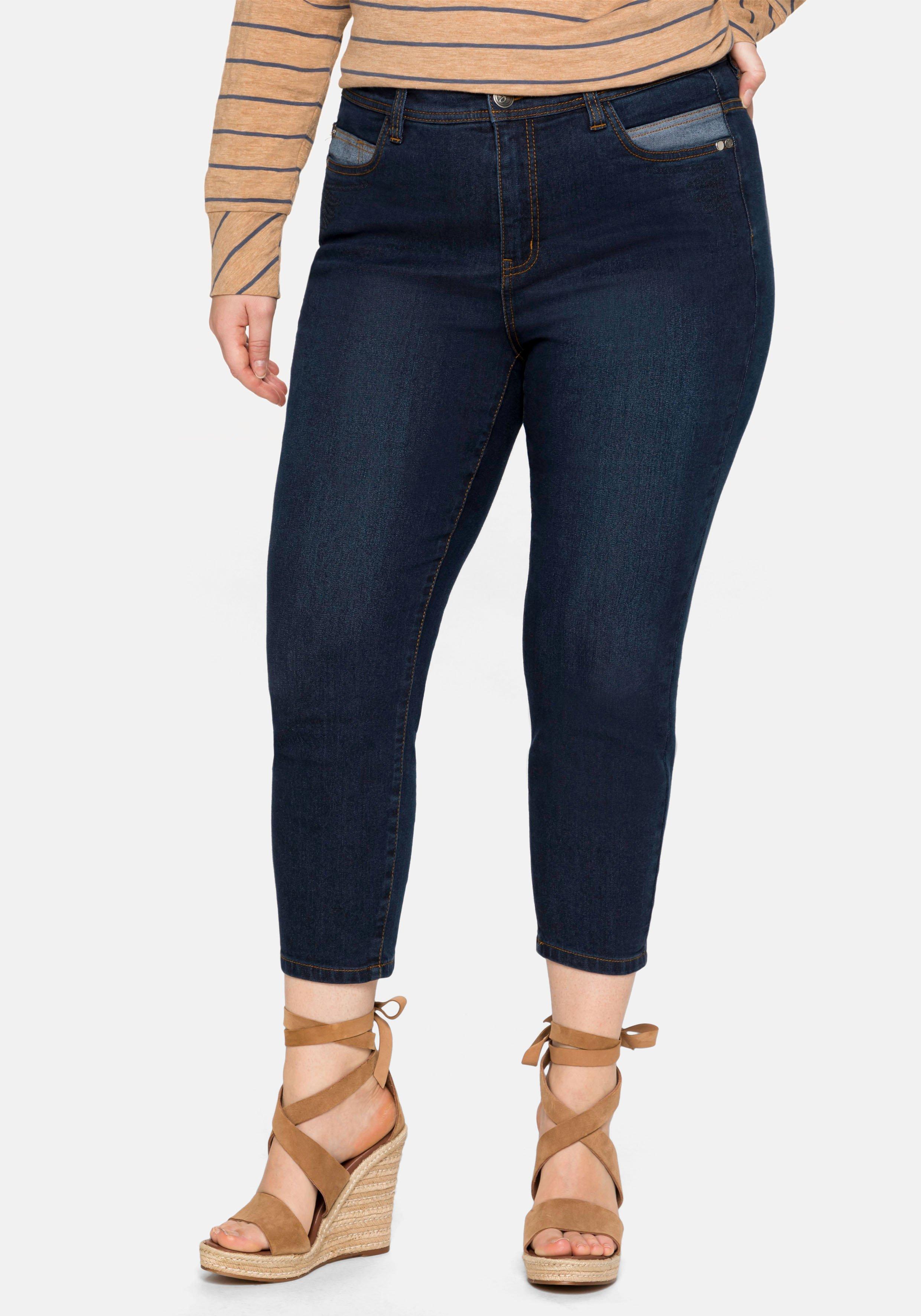 Damen Jeans ♥ | Größen Size 7/8 Plus große Mode sheego