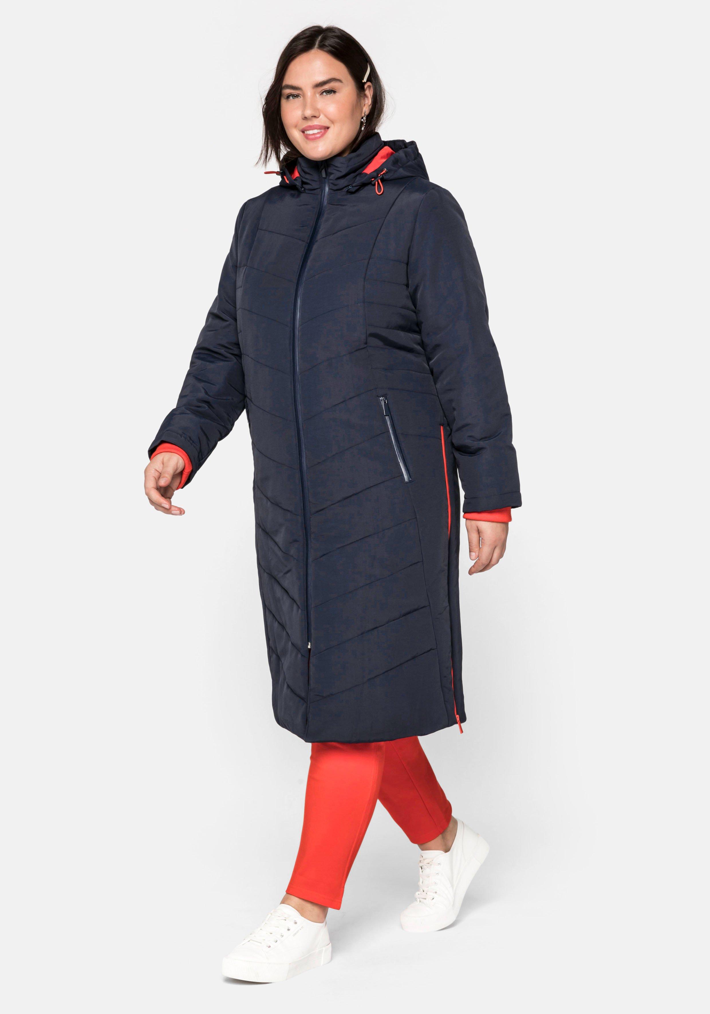 Damen Jacken & Größe Mäntel blau Mode sheego Size › Größen 46 Plus | große ♥