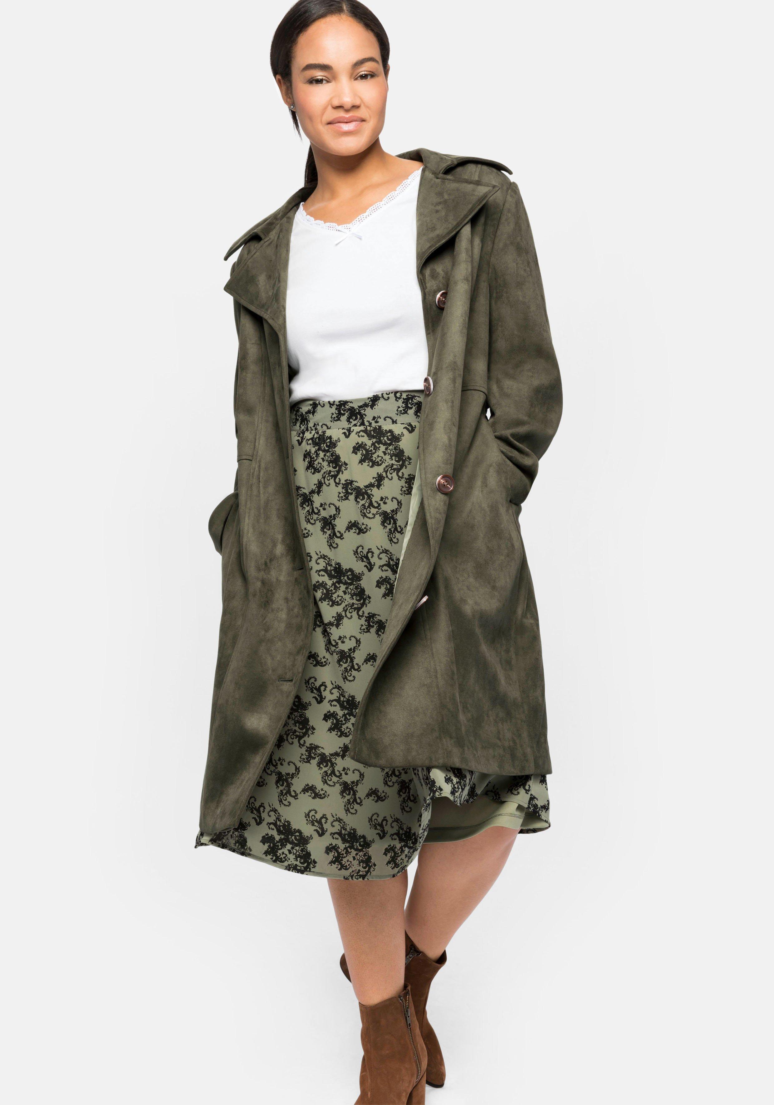 Damen Jacken & Größe 52 Größen Plus große | Size ♥ grün sheego › Mäntel Mode