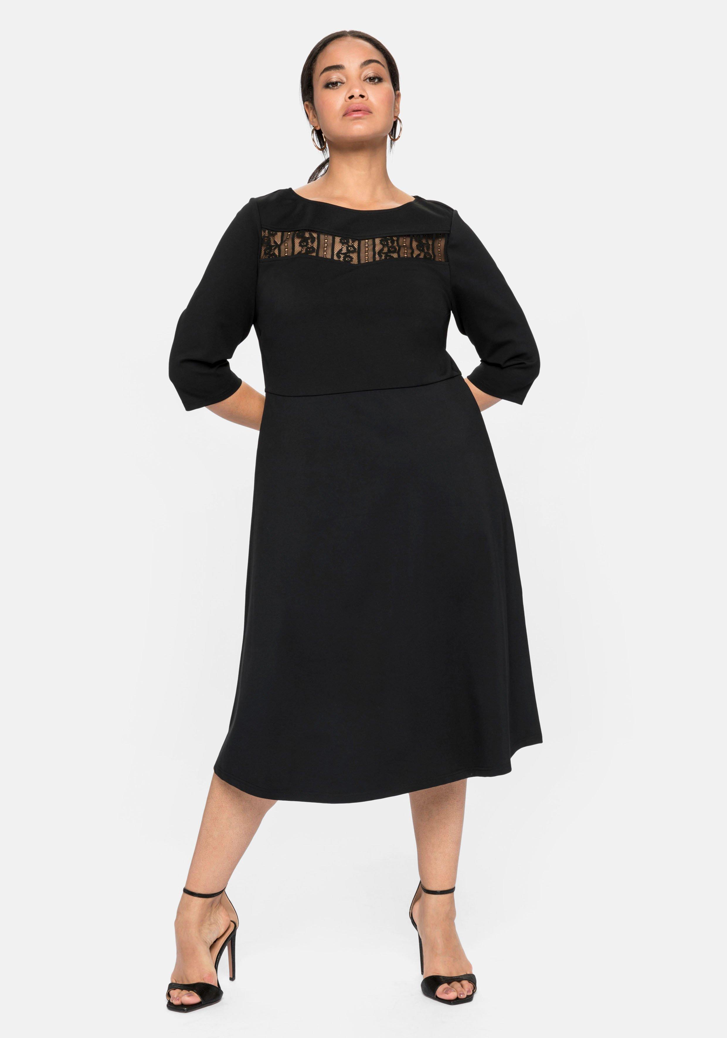 Mode ♥ schwarz Plus sheego | Size große Größen Abendkleider