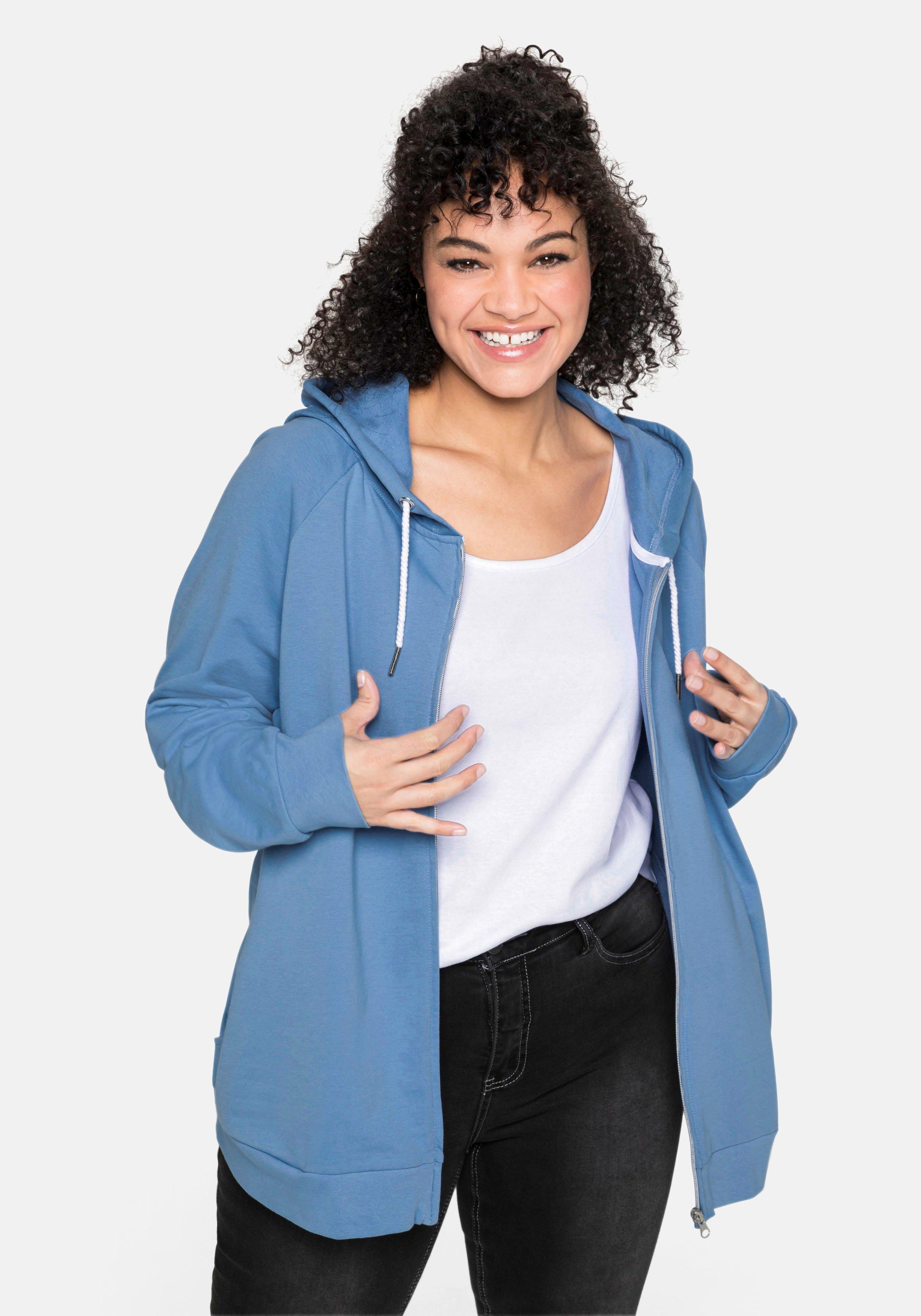 Damen Sweatjacken große Größen | sheego ♥ Plus Size Mode