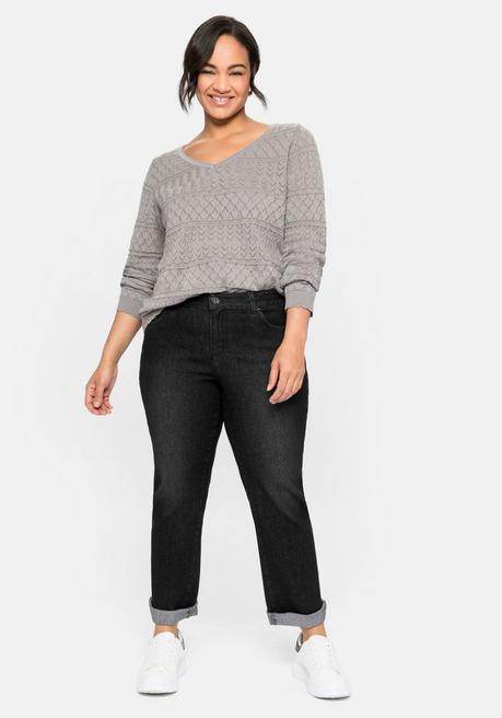 Gerade Jeans in extra-kurzer PETITE Größe - black Denim - 20
