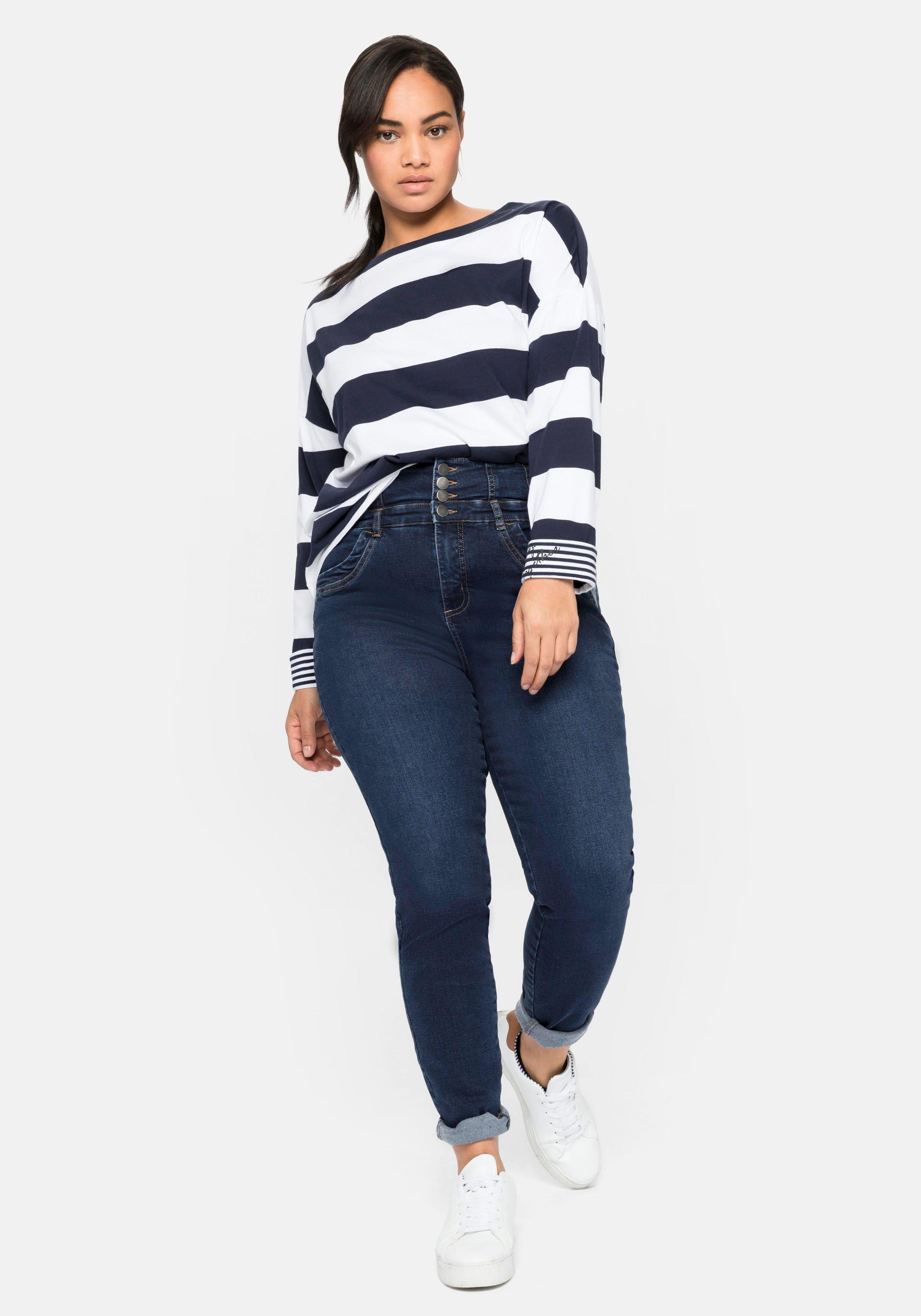 ANNE Jeans Skinny in blue dark sheego Denim Curvy-Schnitt | Super -