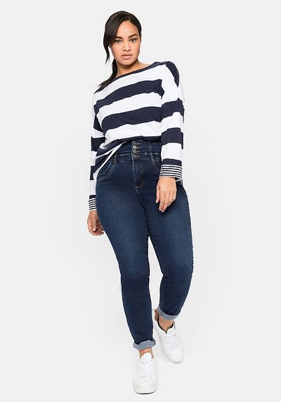 Super Skinny Jeans in Curvy-Schnitt ANNE - dark blue Denim | sheego