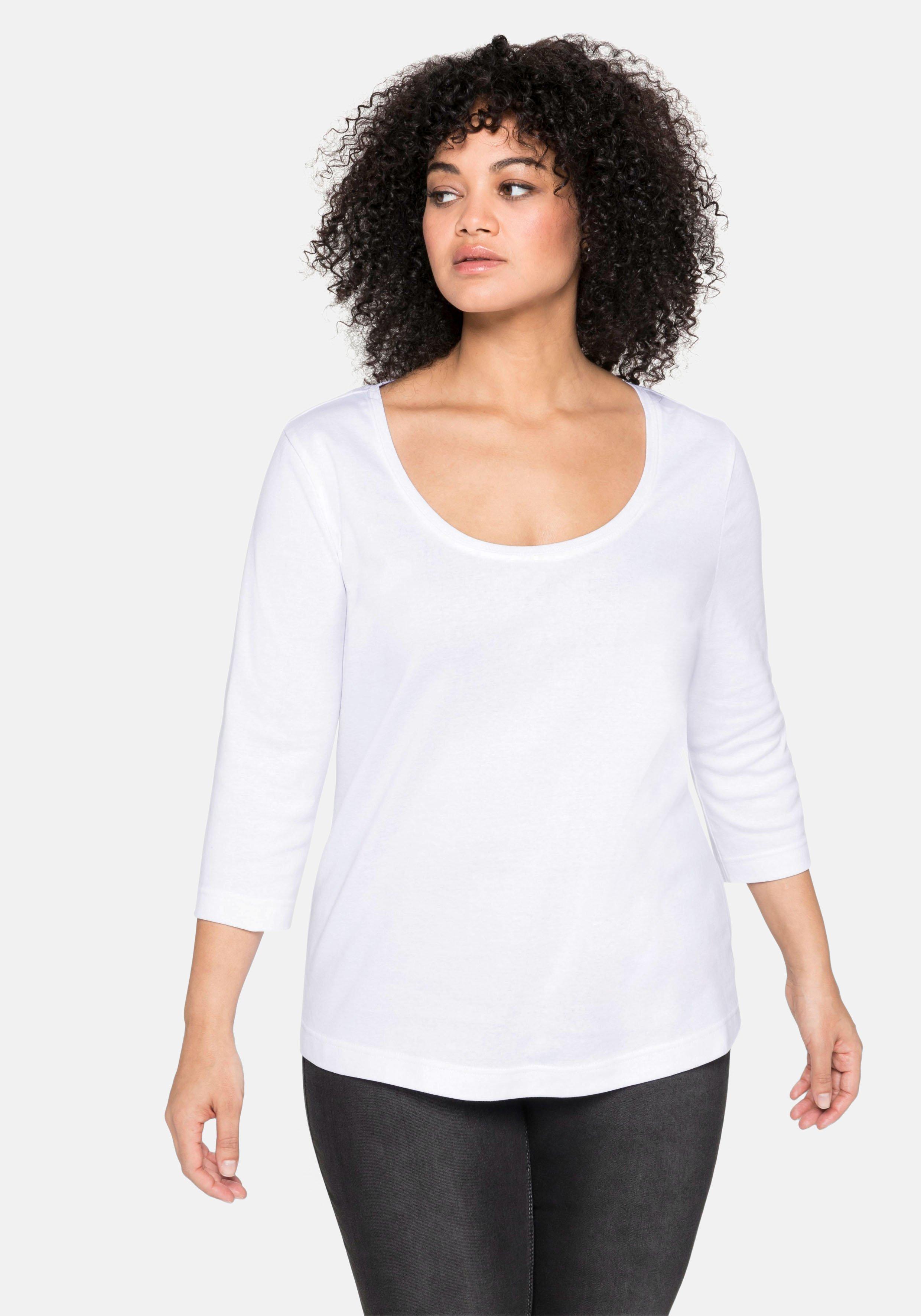 Shirts & Tops große weiß Plus Größen › Size ♥ sheego 48 Mode | Größe