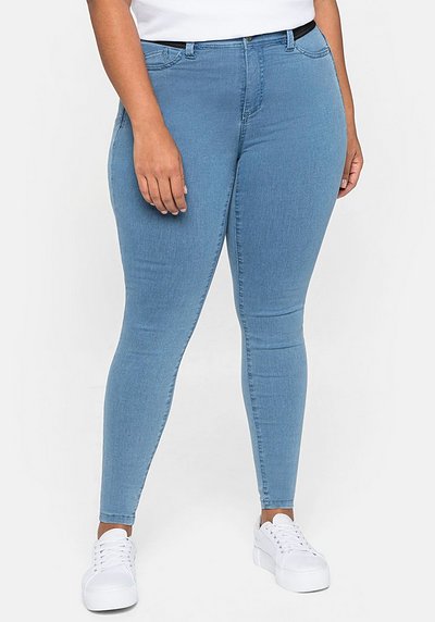 Skinny Jeans mit »Ultimate Stretch«, wächst bis 3 Gr. mit - blue Denim |  sheego
