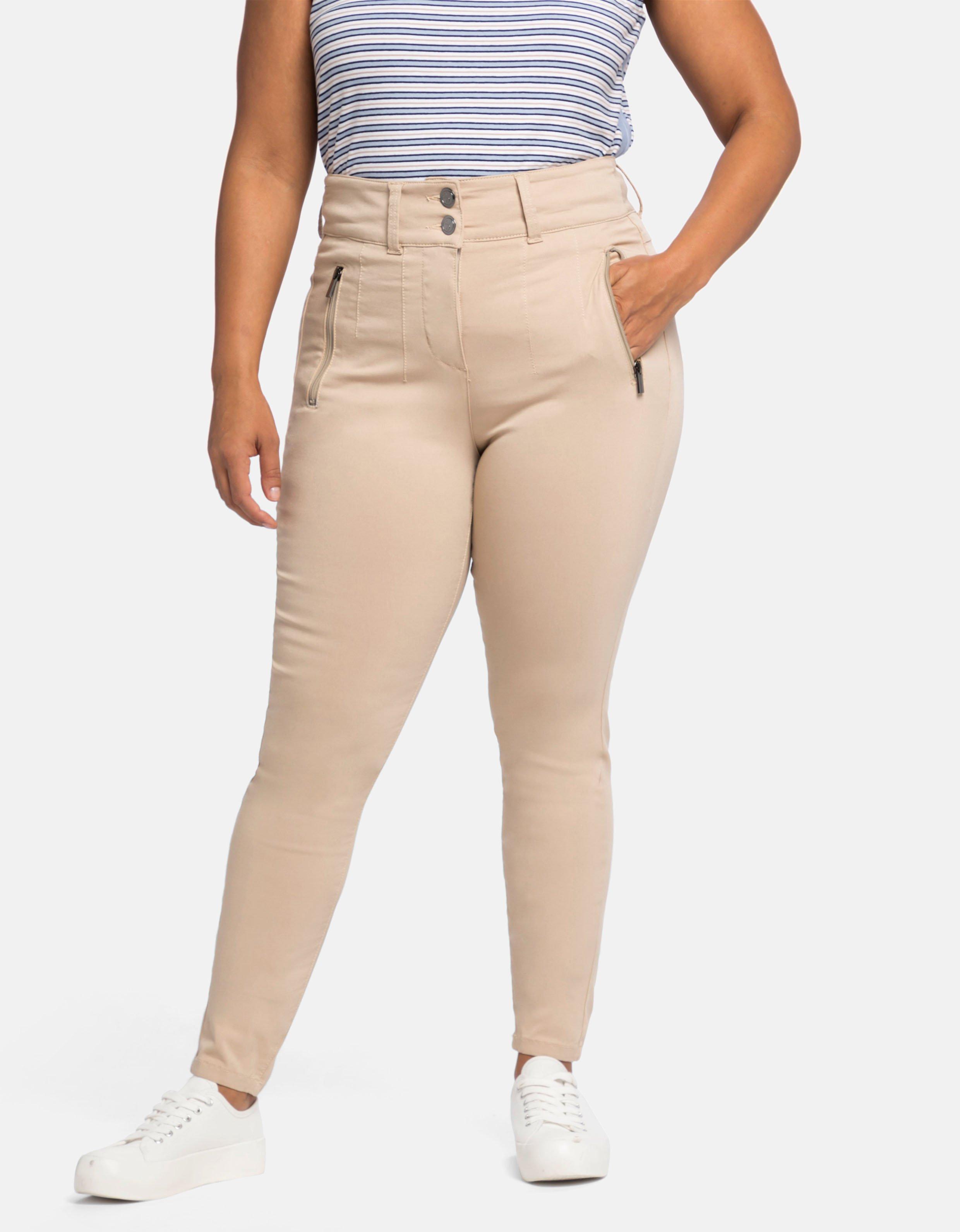 Hosen Damen große Größen natur Größe Plus 52 Size sheego Mode › | ♥