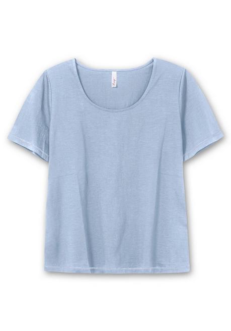 Shirt mit Print hinten auf der Schulter - nachtblau | sheego