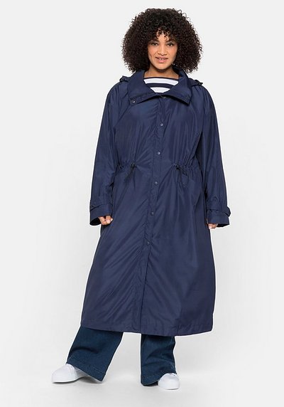 Mantel in Oversized-Form, mit Taschen und Tunnelzug - marine | sheego