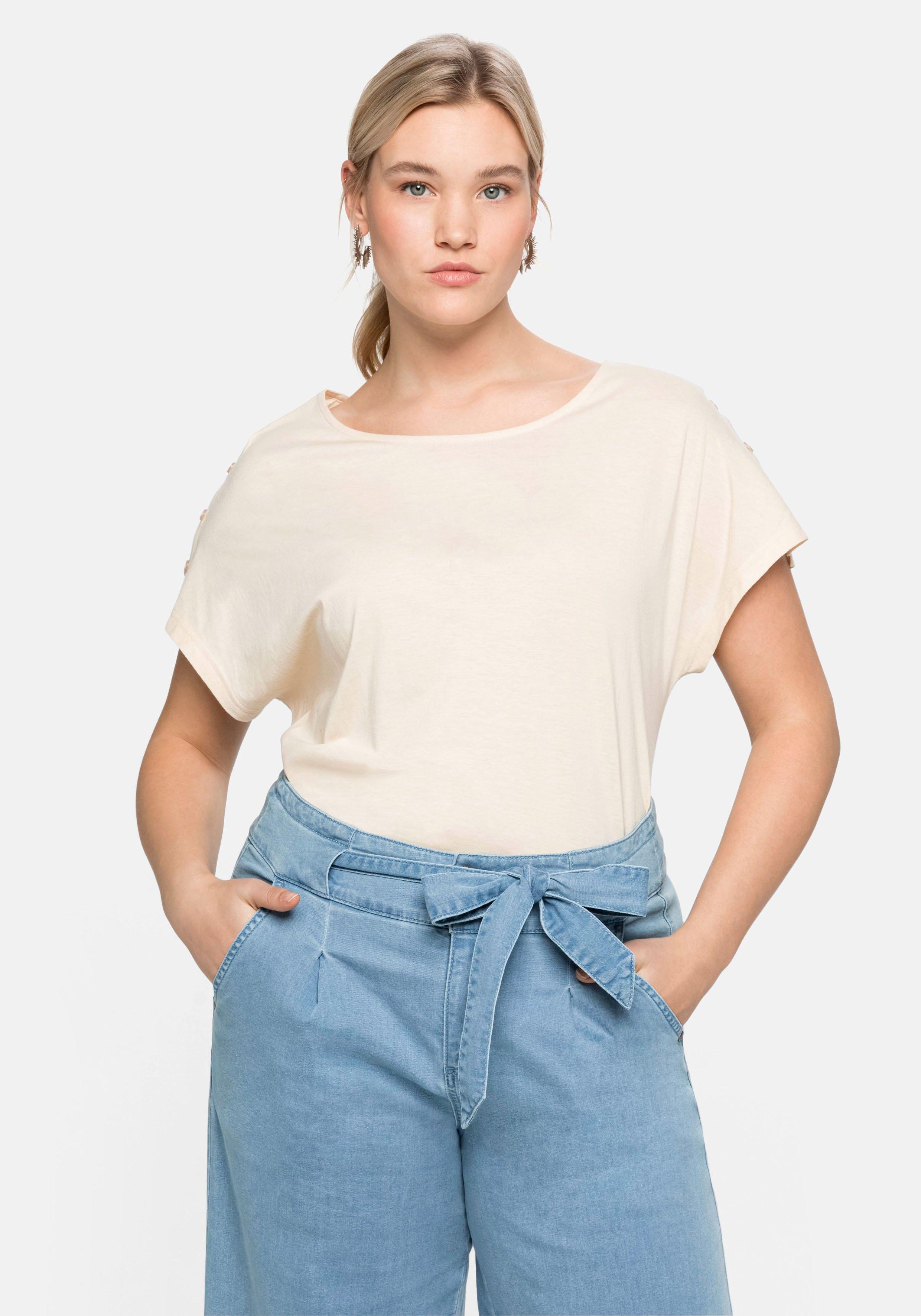 Shirts & Tops große ♥ natur Size › Mode sheego Plus Größen Größe | 58
