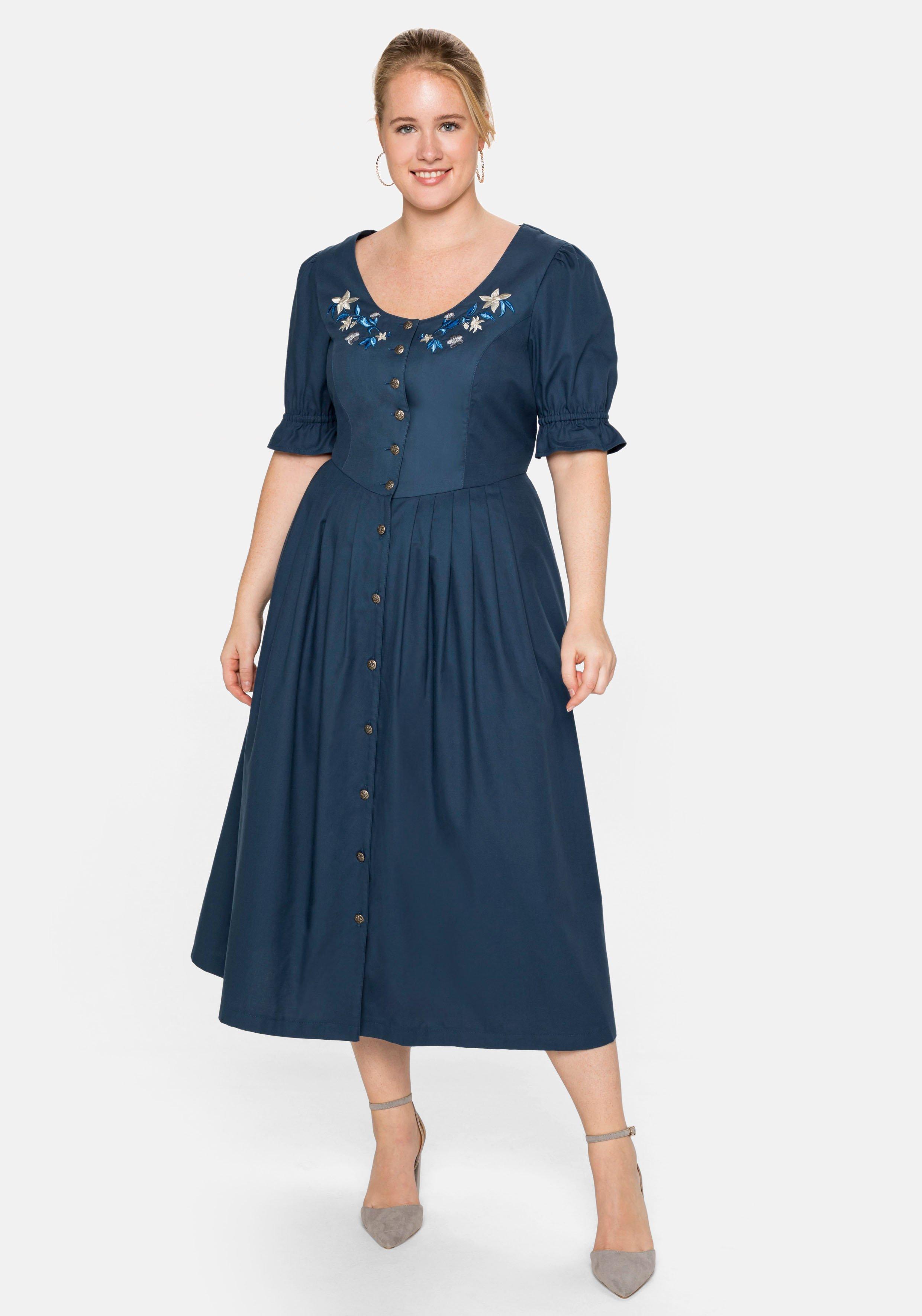 Trachtenmode große Größen blau | sheego ♥ Plus Size Mode | Trachtenblusen