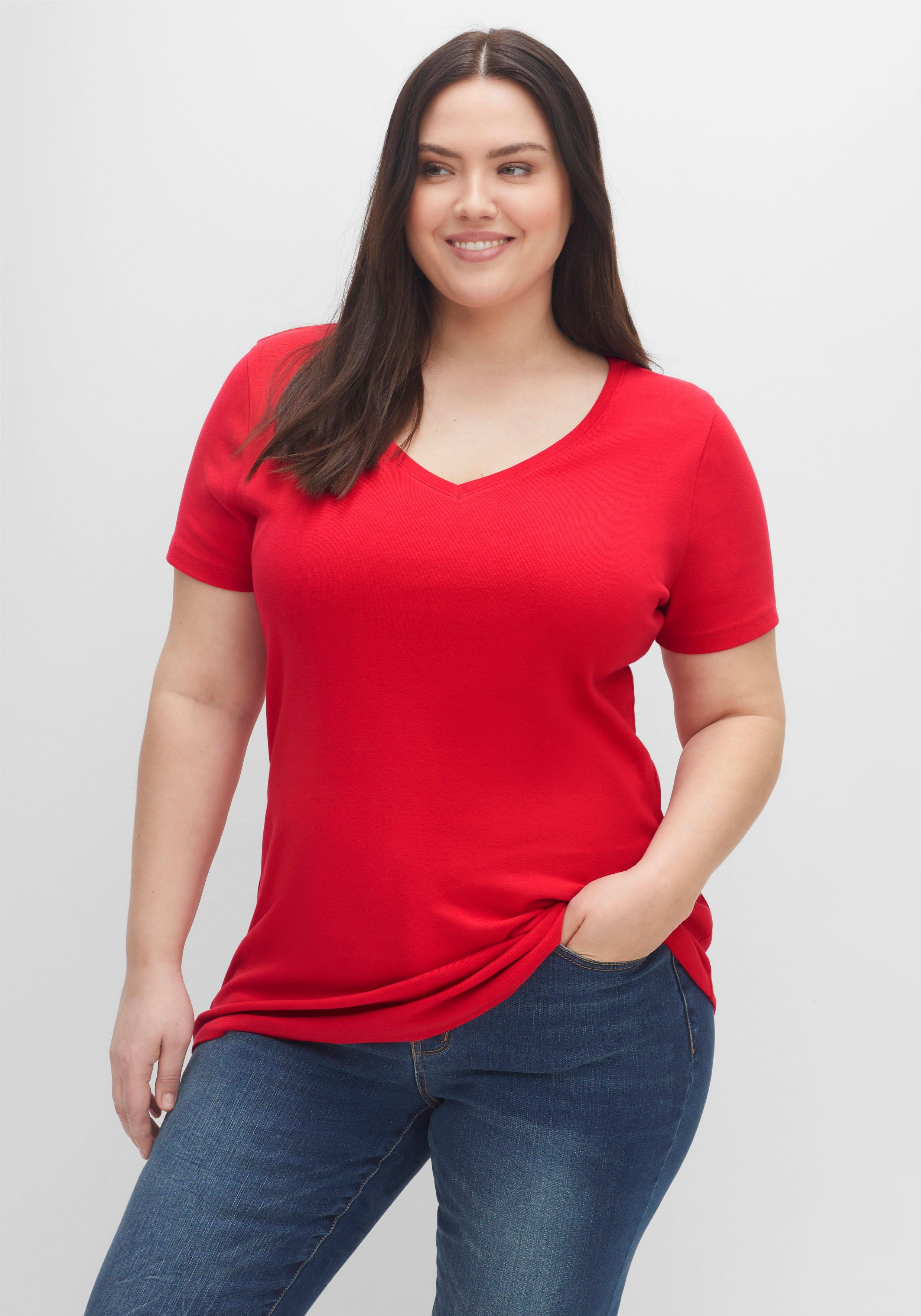 Größen große bunt ♥ Plus Size Größe 58 sheego Shirts › | Mode