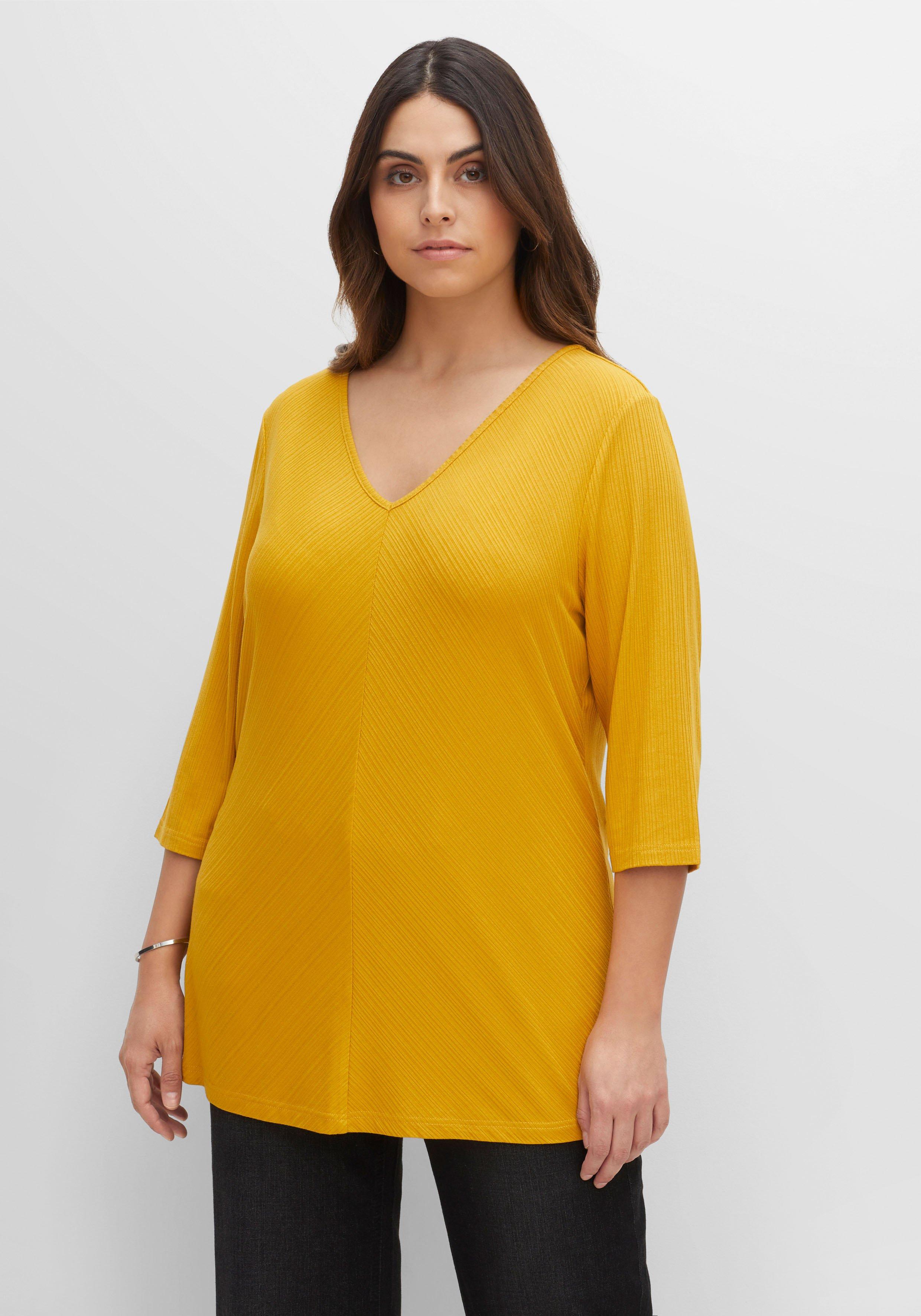 sheego Shirts Mode gelb Plus Size Größen | große ♥
