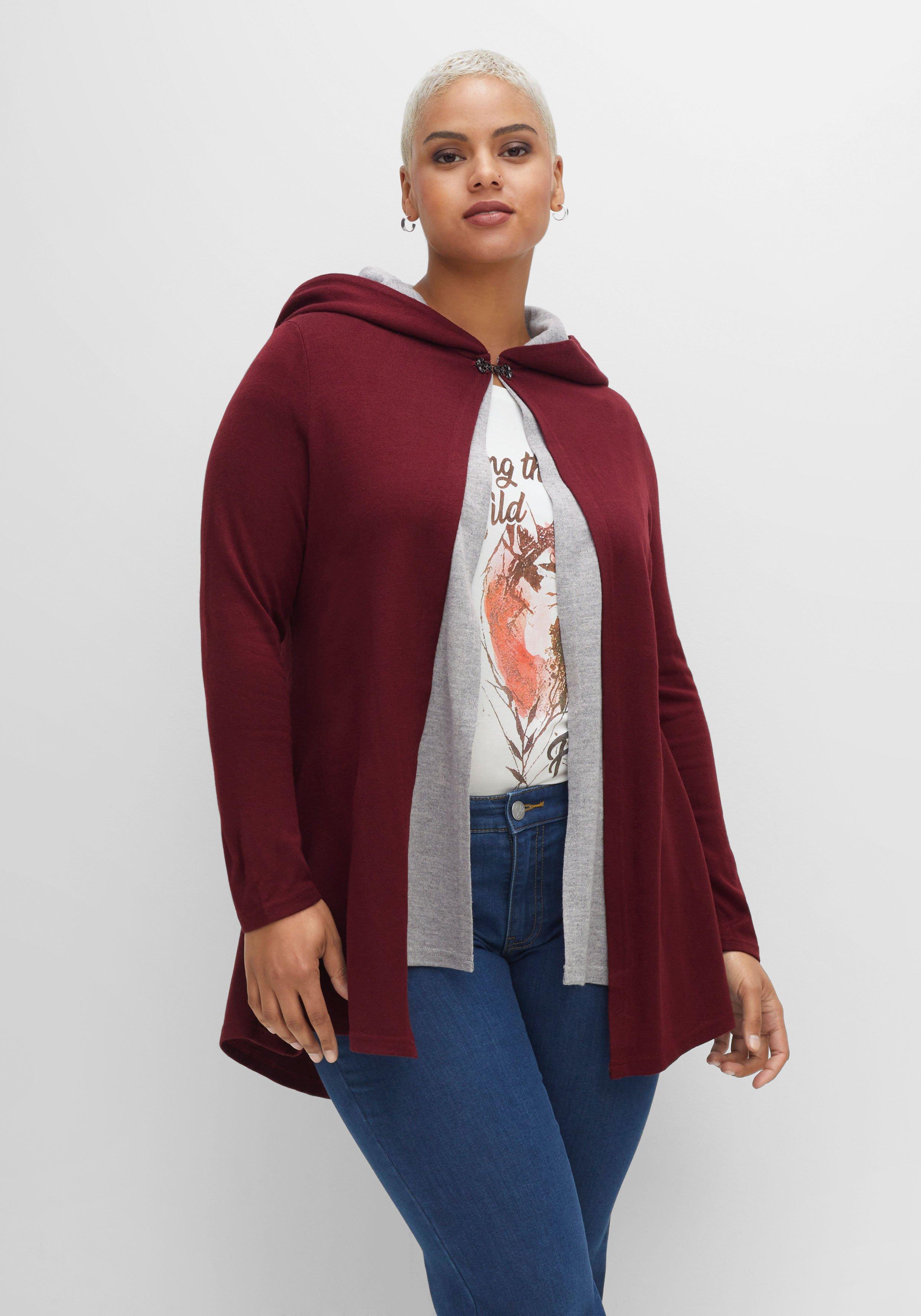 Damen Pullover & Strickjacken große Mode | ♥ Größen rot Size lang sheego Plus