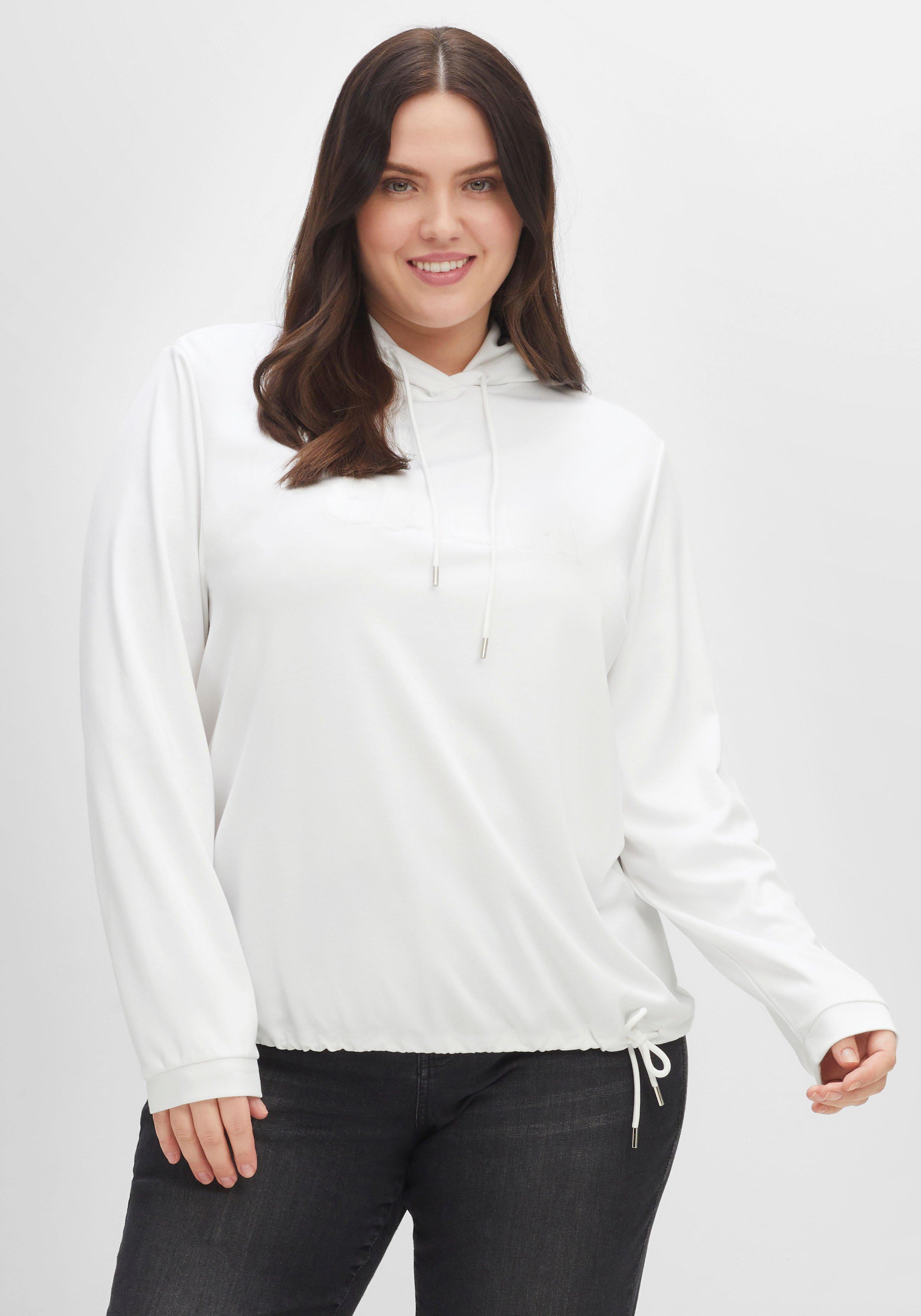 weiß › -jacken & Mode ♥ Damen Sweatshirts große Größe 52 Größen sheego Plus Size |