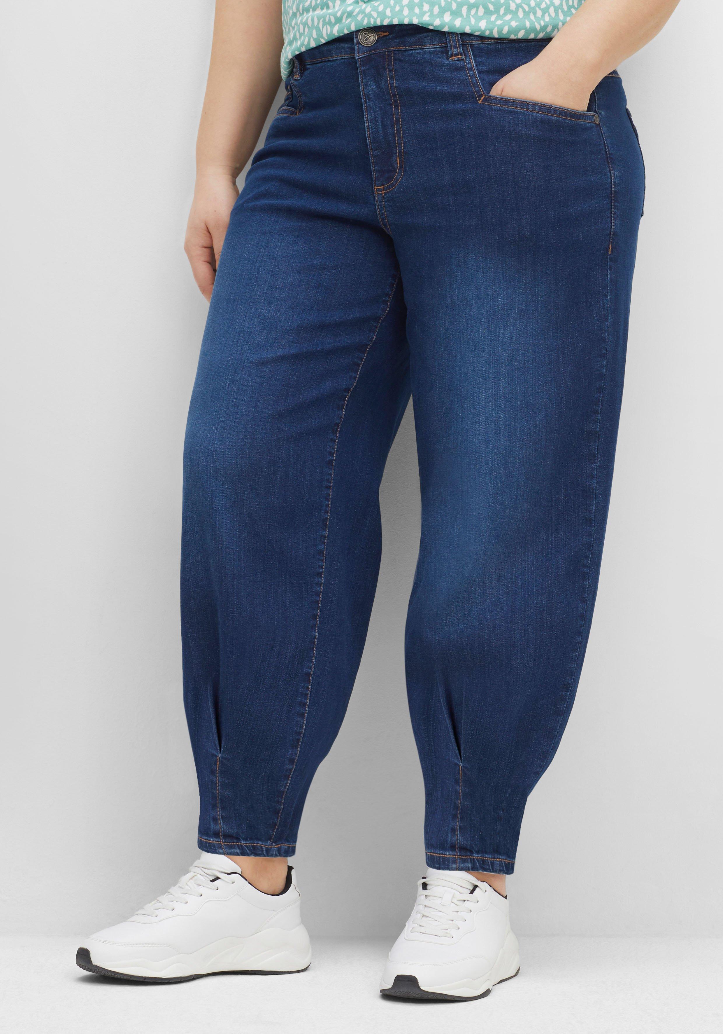 sheego Mom-Jeans OLIVIA in Five-Pocket-Form - blue Denim sheego