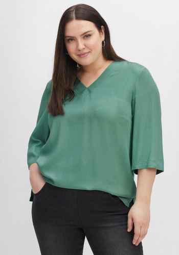 Blusen & Tuniken große Größen grün › Größe 54 | sheego ♥ Plus Size Mode