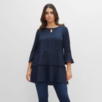 Blusen & Tuniken große Größen blau › Größe 46 | sheego ♥ Plus Size Mode