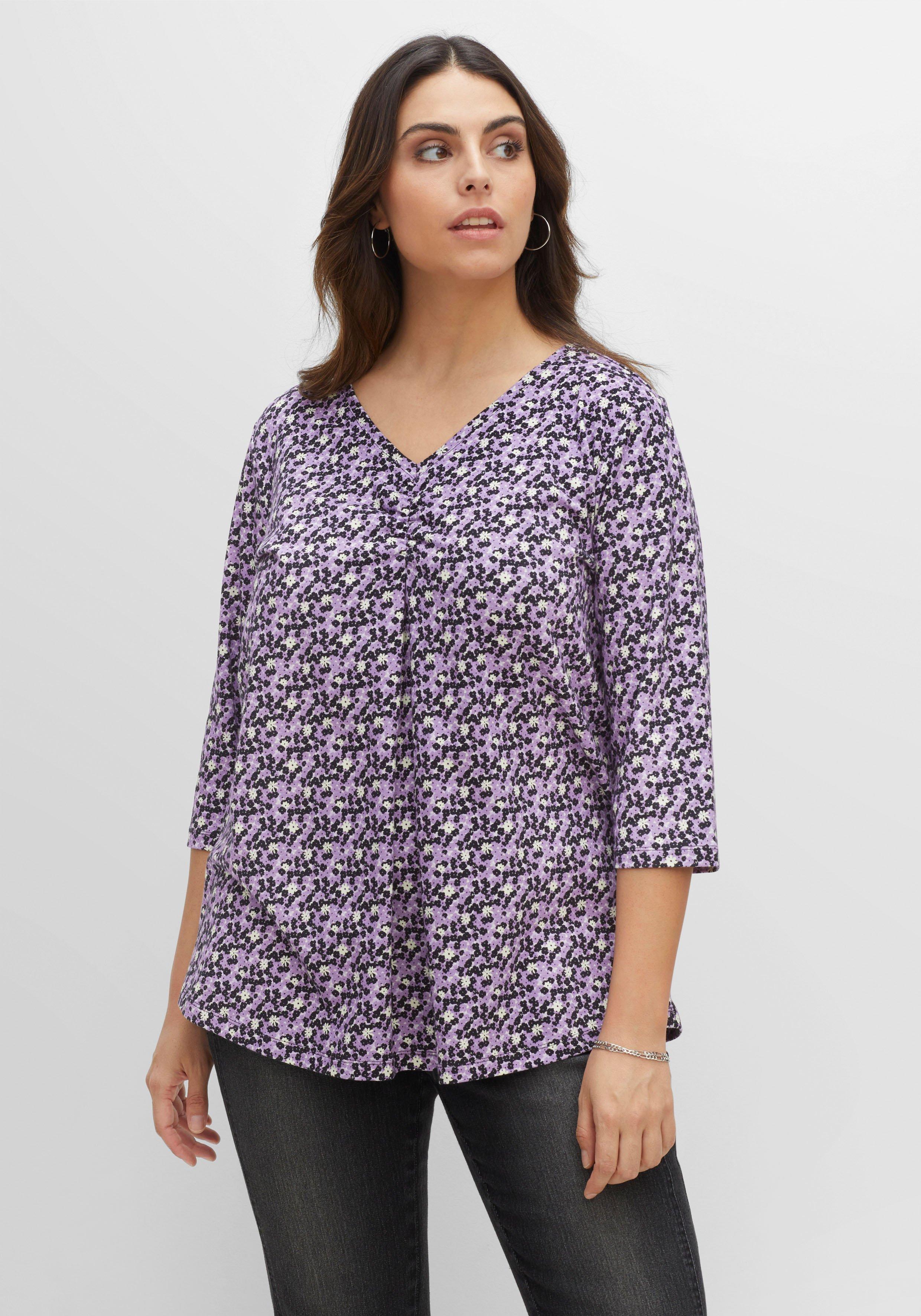 Shirts & | Tops Mode große ♥ Size Plus Größen lila sheego
