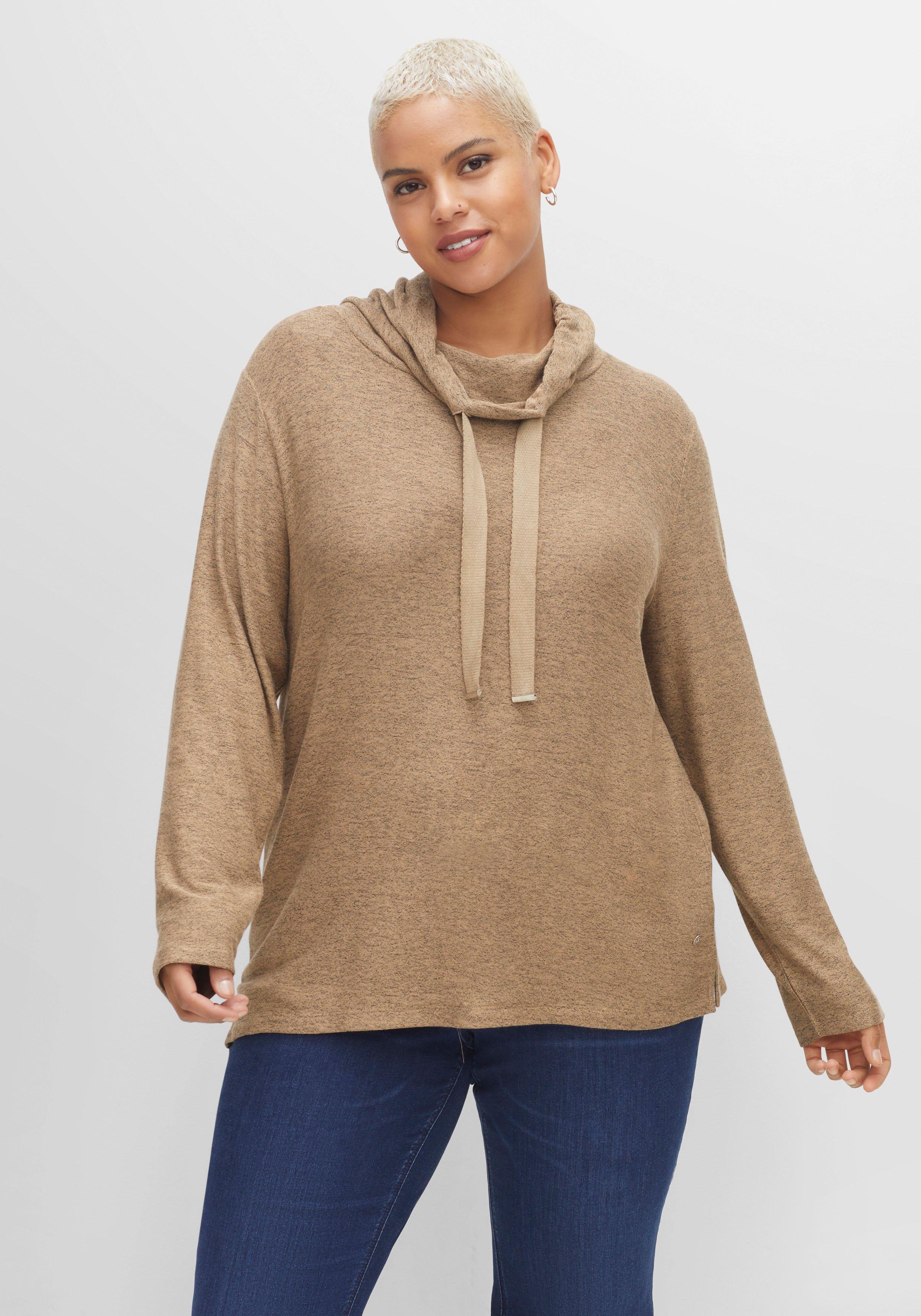 Damen Pullover & Strickjacken braun › | 46 Größe Plus große Größen Mode ♥ Size sheego