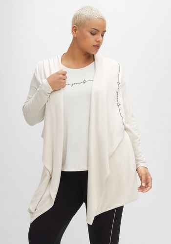 | ♥ 40 & Mode Plus -jacken Größe sheego Größen Damen große Size weiß › Sweatshirts