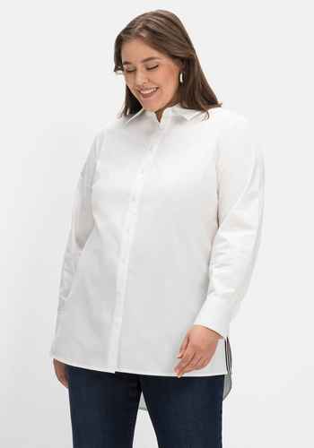 Blusen große Größen weiß lang | sheego ♥ Plus Size Mode